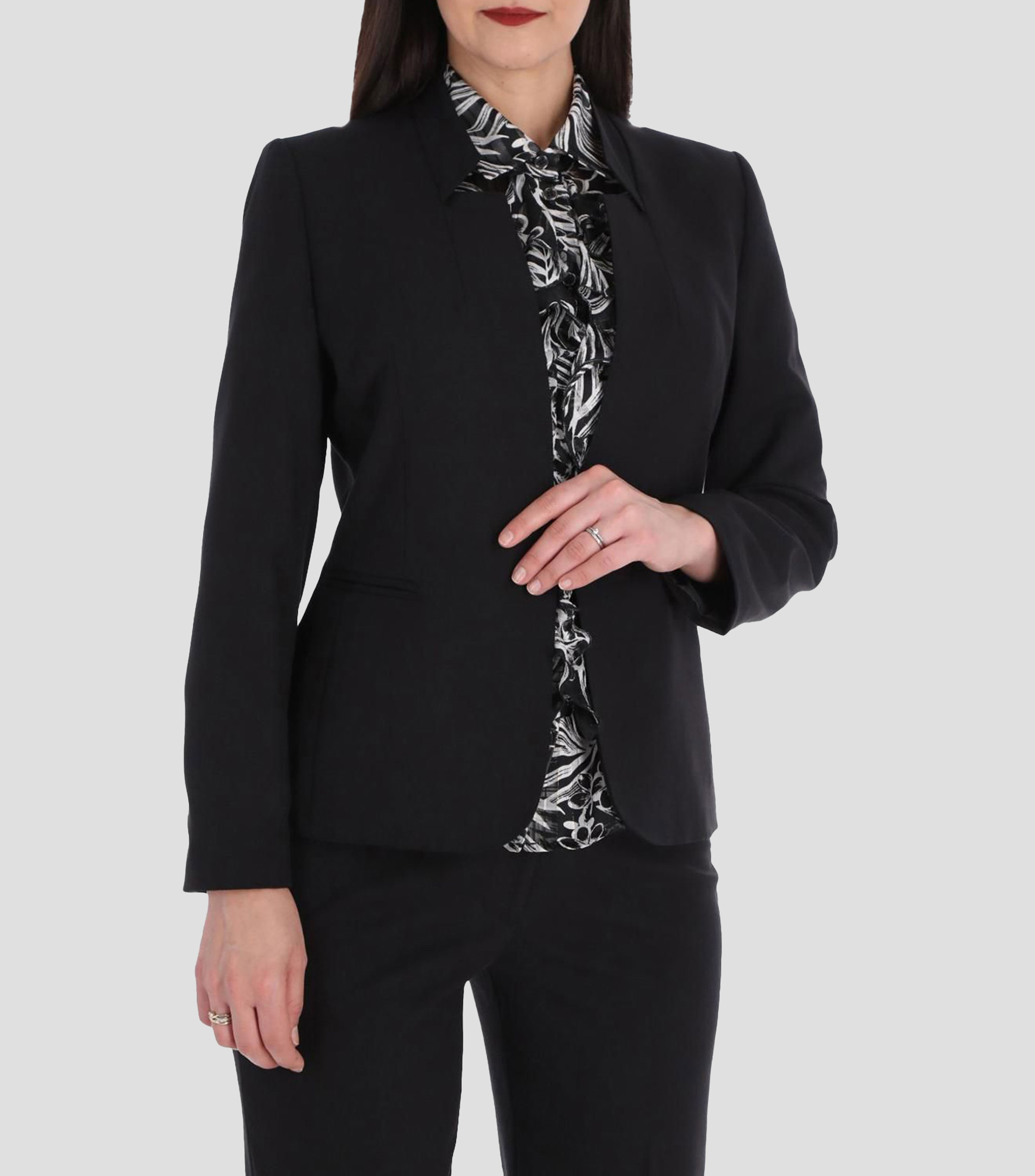 Saco liso Línea Petite Mujer