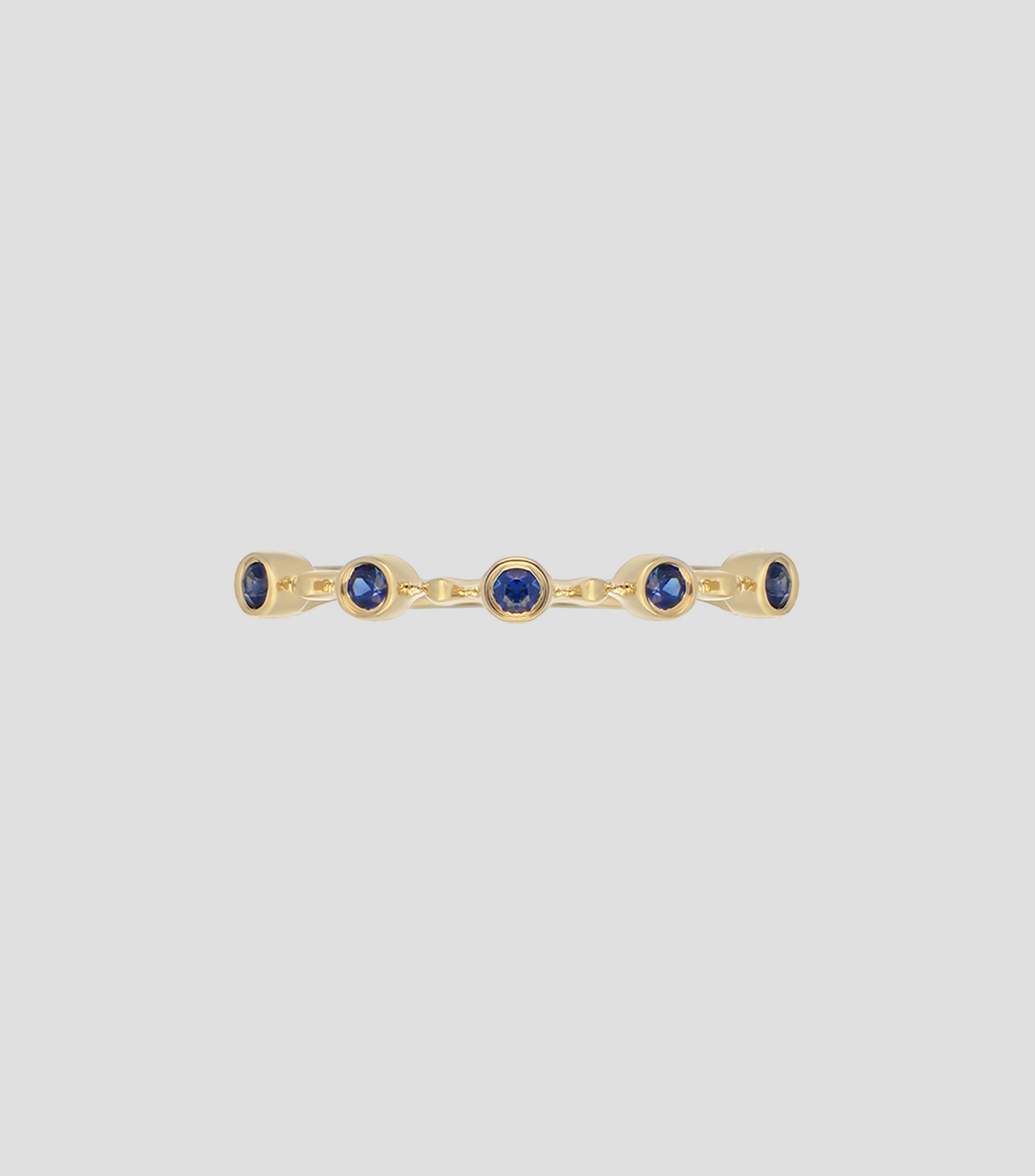 Anillo con Zafiro Mujer
