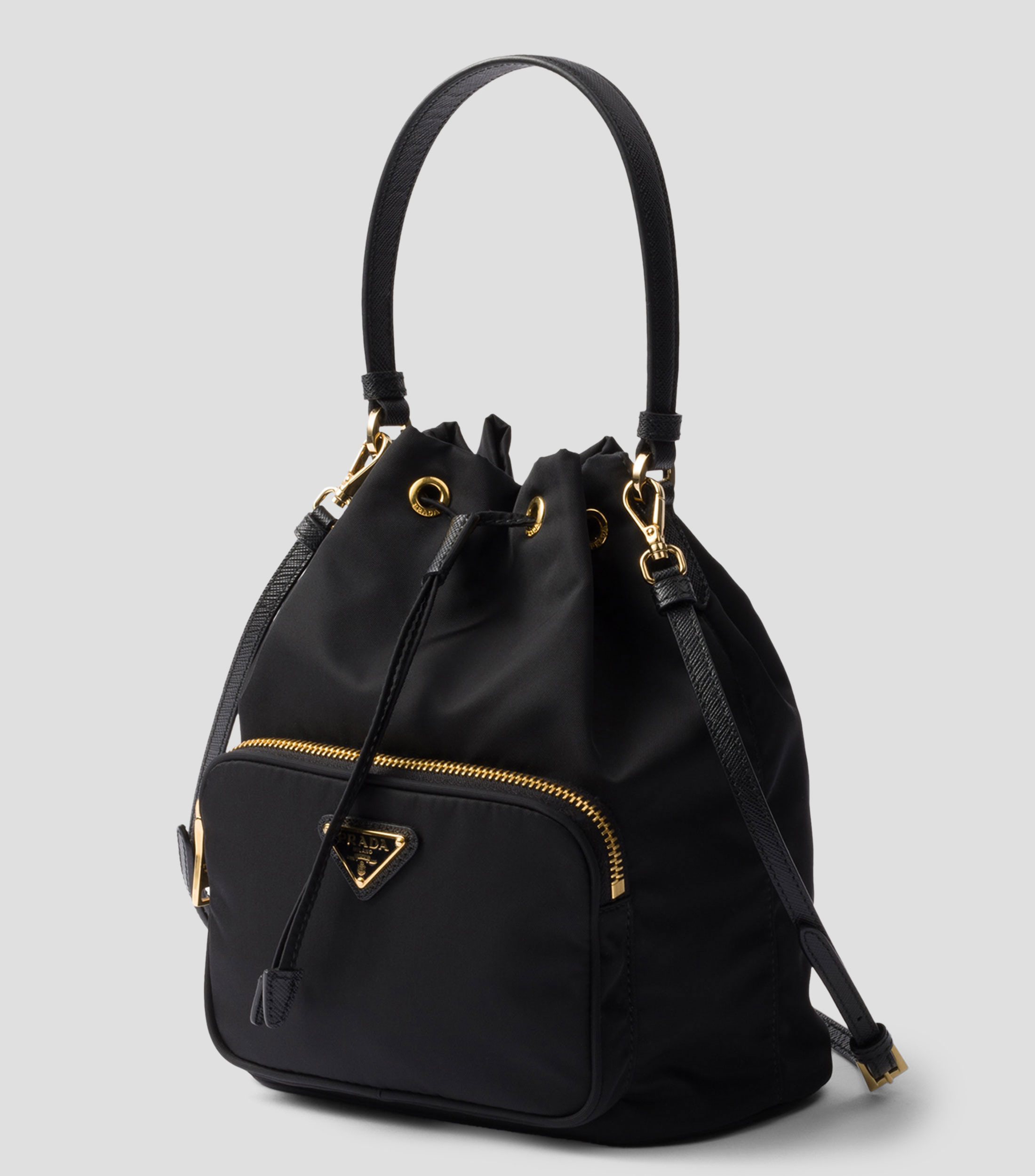 Bolsa saco de Re-Nylon Prada Duet Mujer
