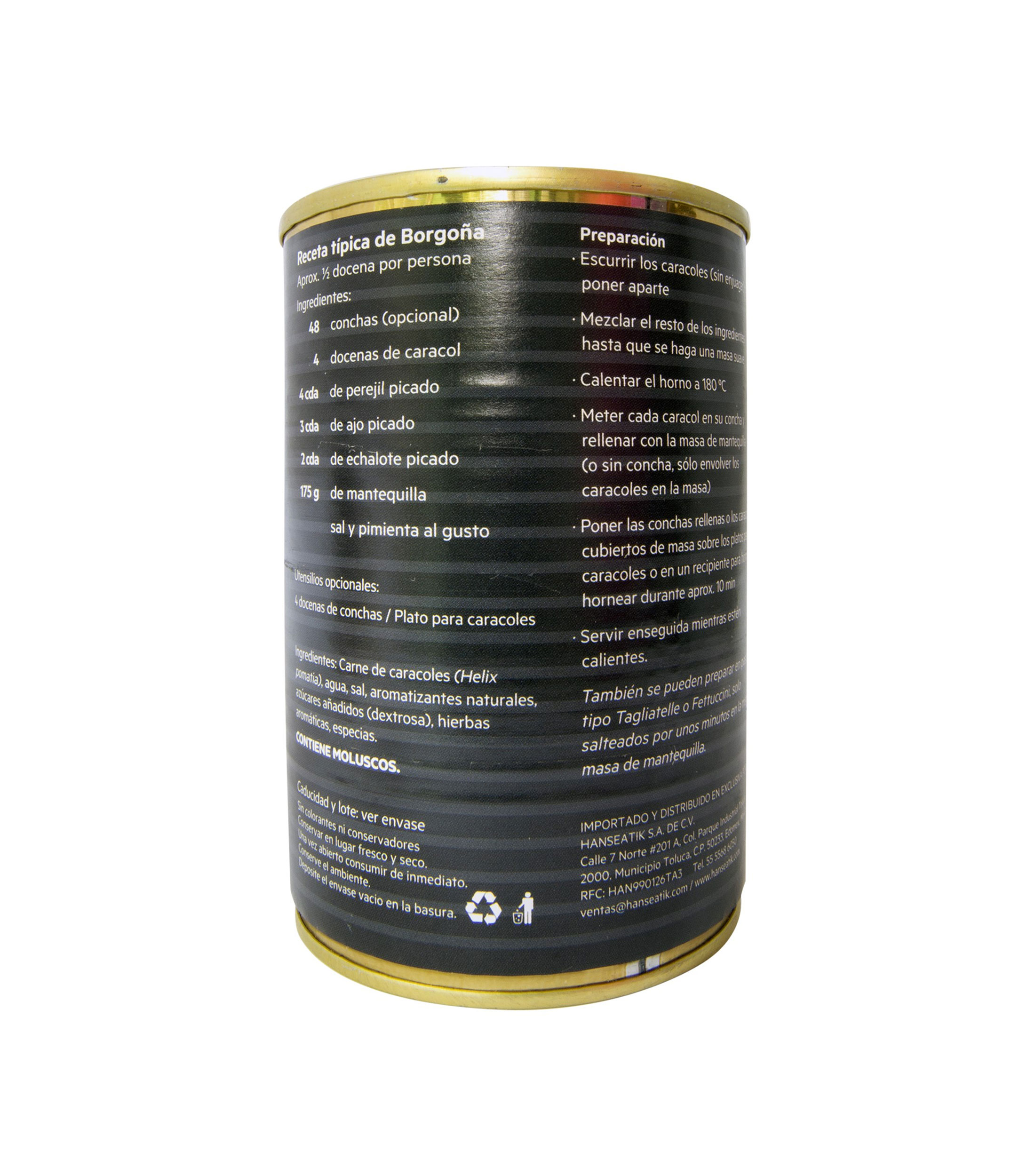 Caracoles Silvestres de Borgoña 400 g