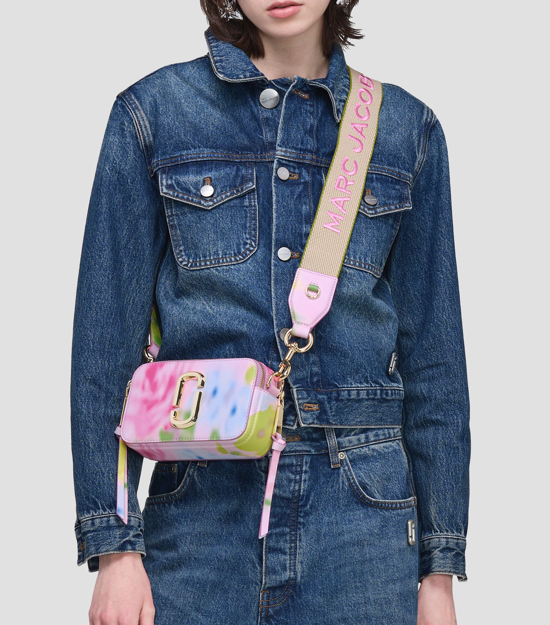 Bolsa crossbody Snapshot estampado multicolor Mujer