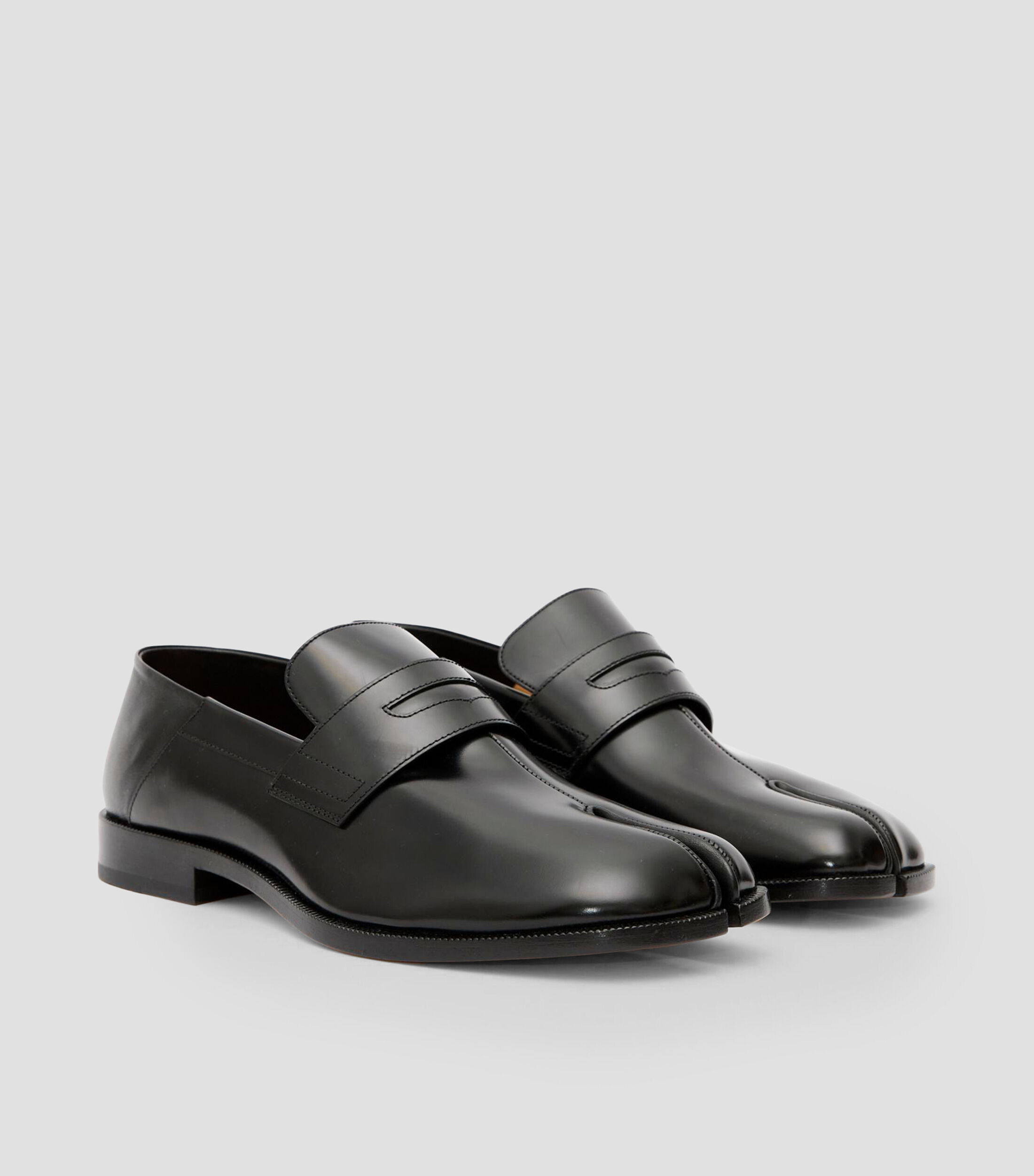 Mocasines Tabi en piel de becerro Hombre