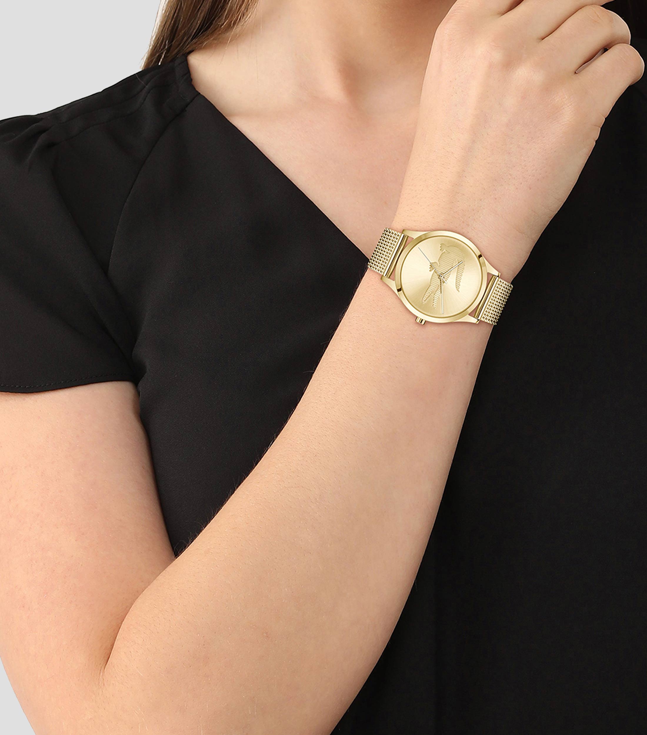 Reloj para Mujer Crocodelle Casual Dorado