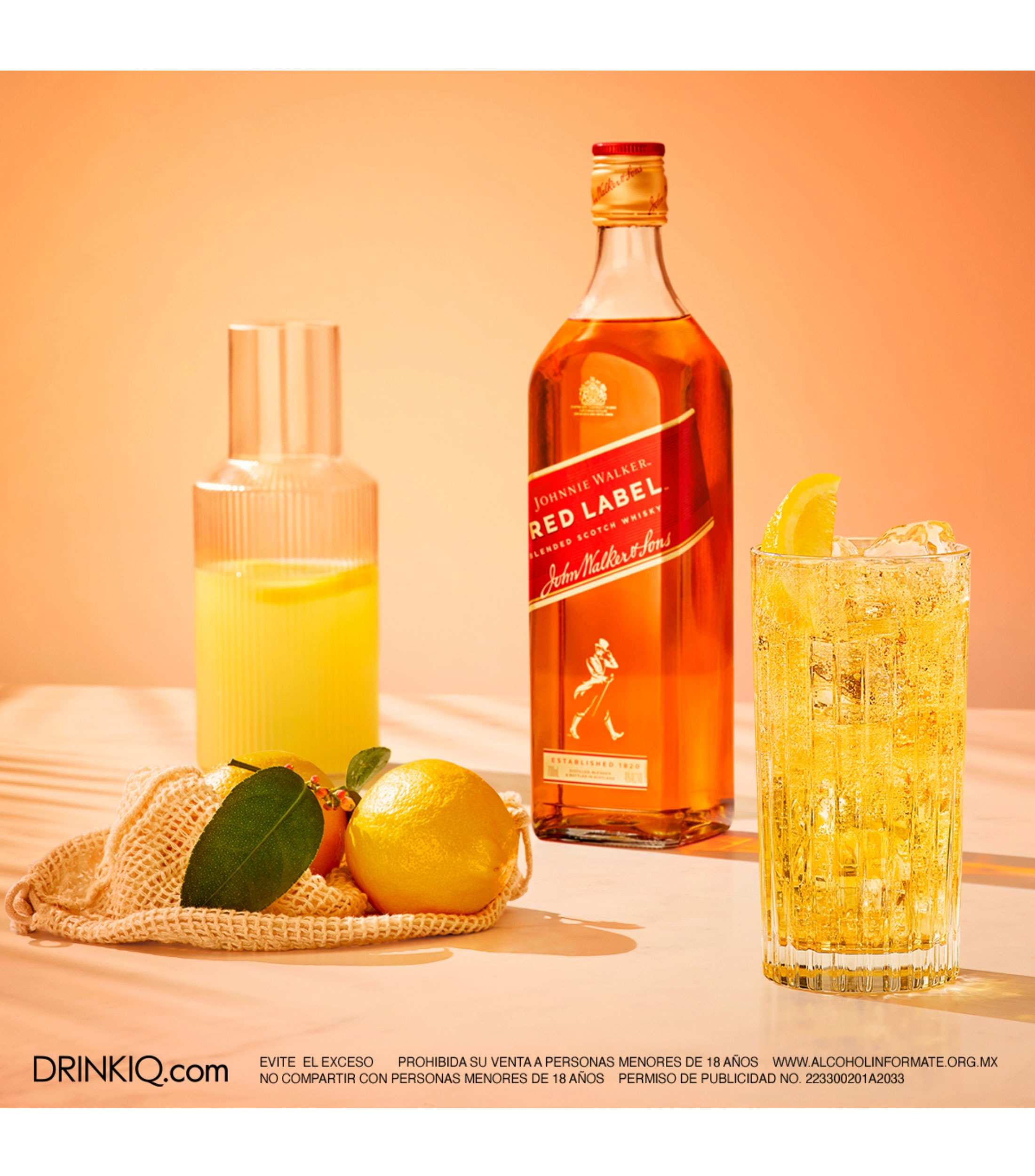 Whisky Johnnie Walker Red Label Blended Scotch, 700 ml