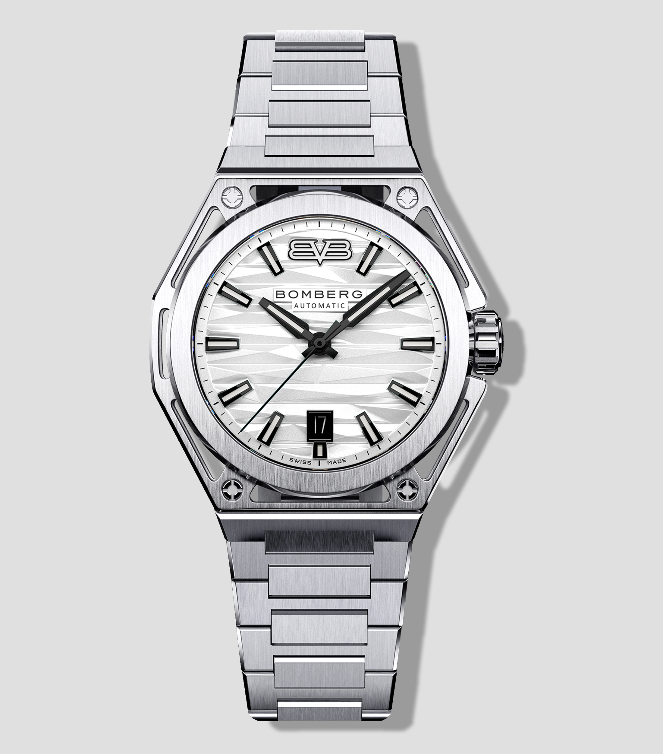 Reloj para Hombre Edge White Casual, Plateado