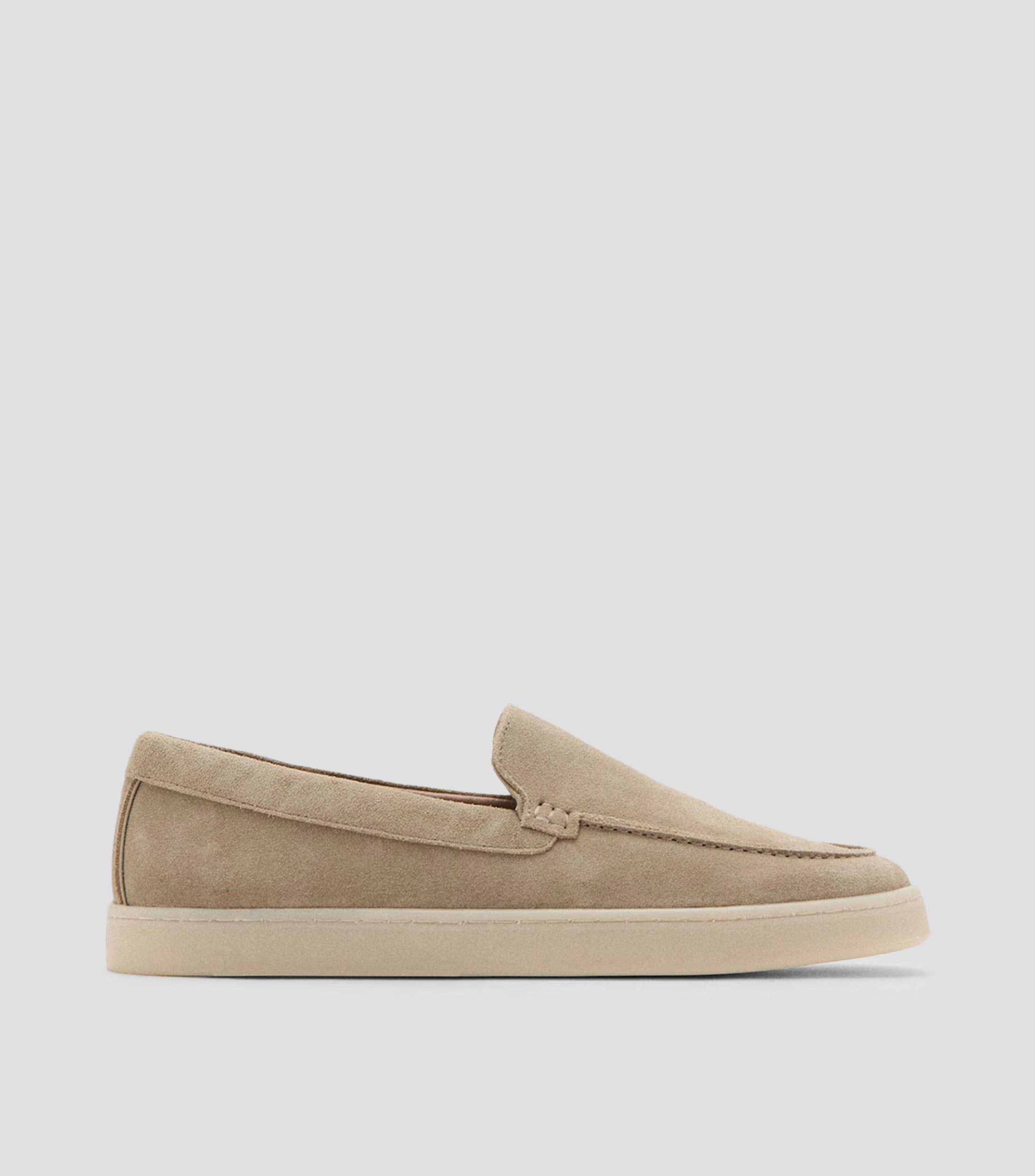 Zapatos casuales en piel lisos Hombre