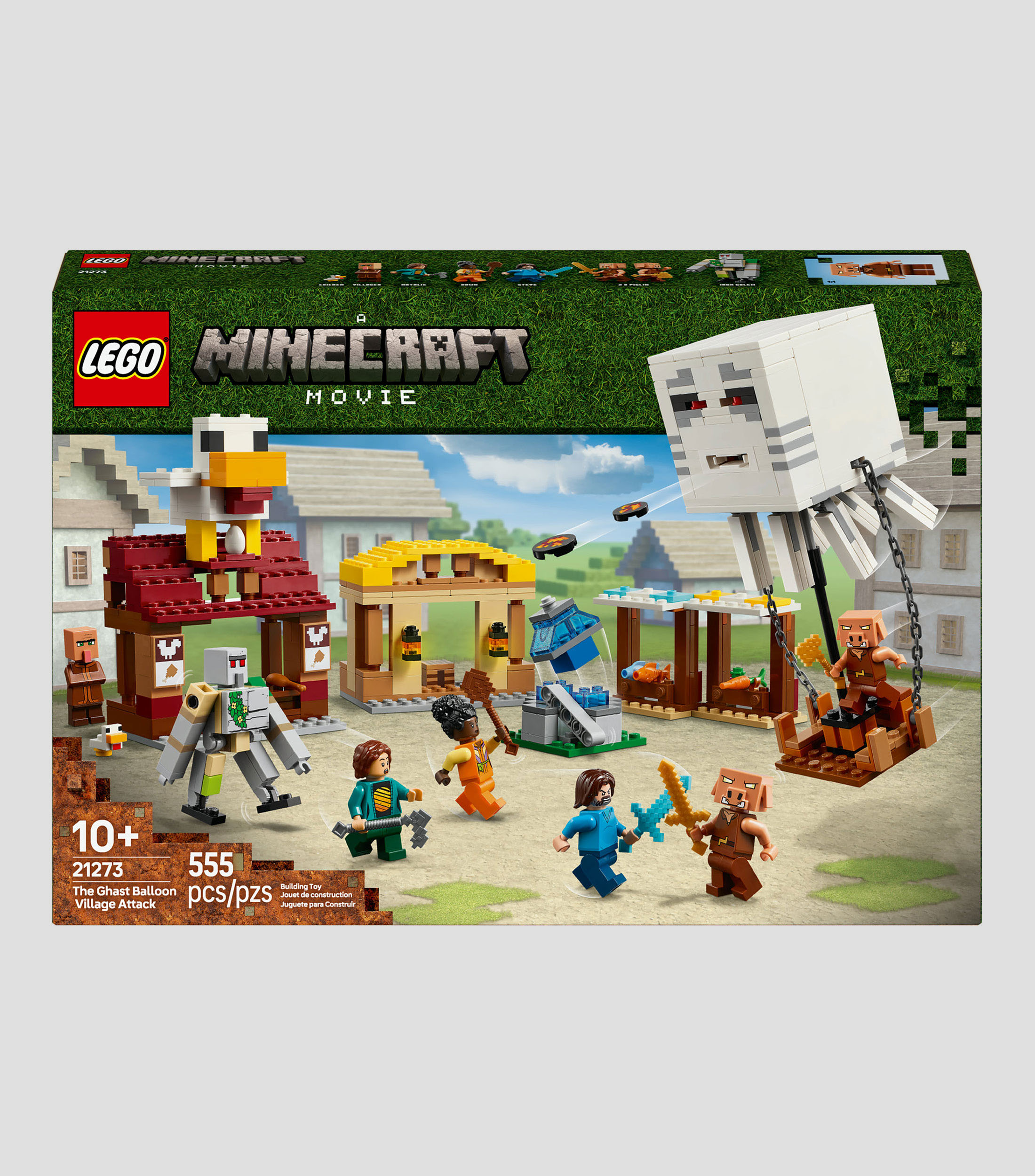 Lego Minecraft El Ataque a la Aldea del Globo de Ghast 21273