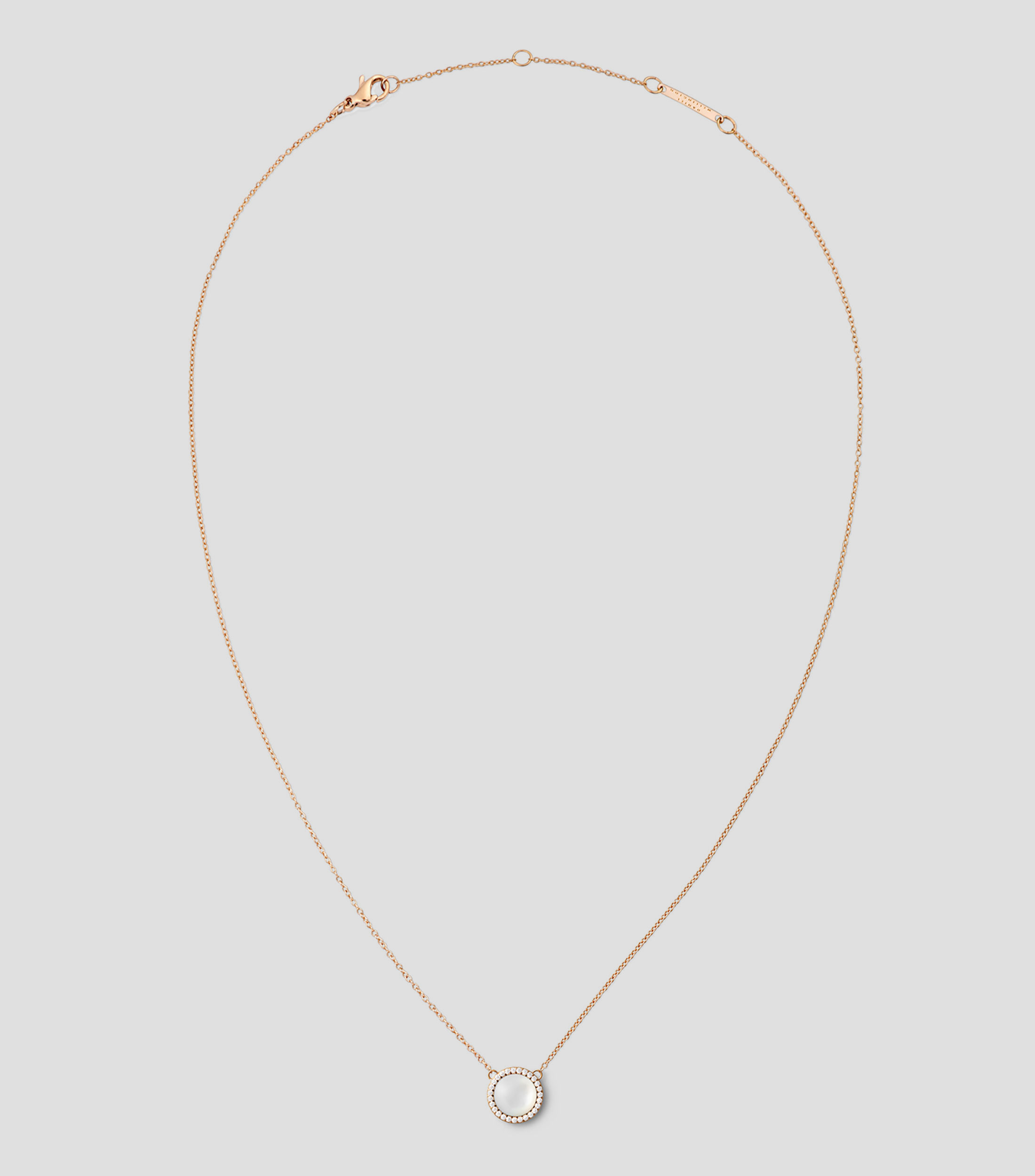 Collar con cristales y madre perla Mujer