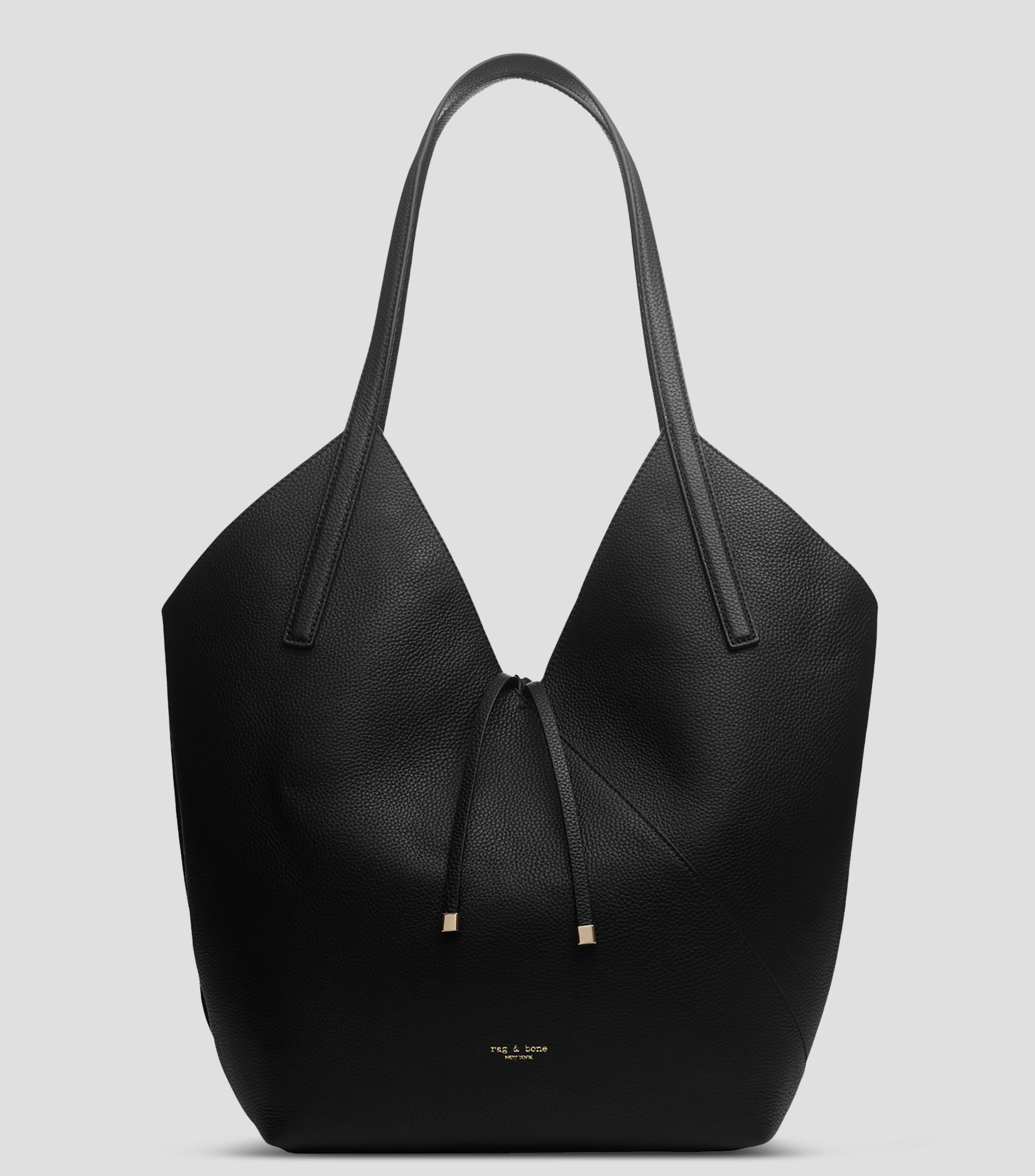 Bolsa tote negra en piel Alix lisa Mujer