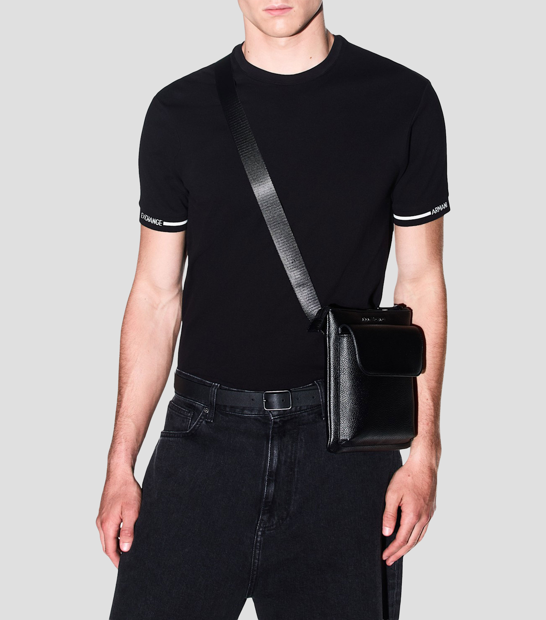 Bolso Crossbody fantasía con granulado Hombre