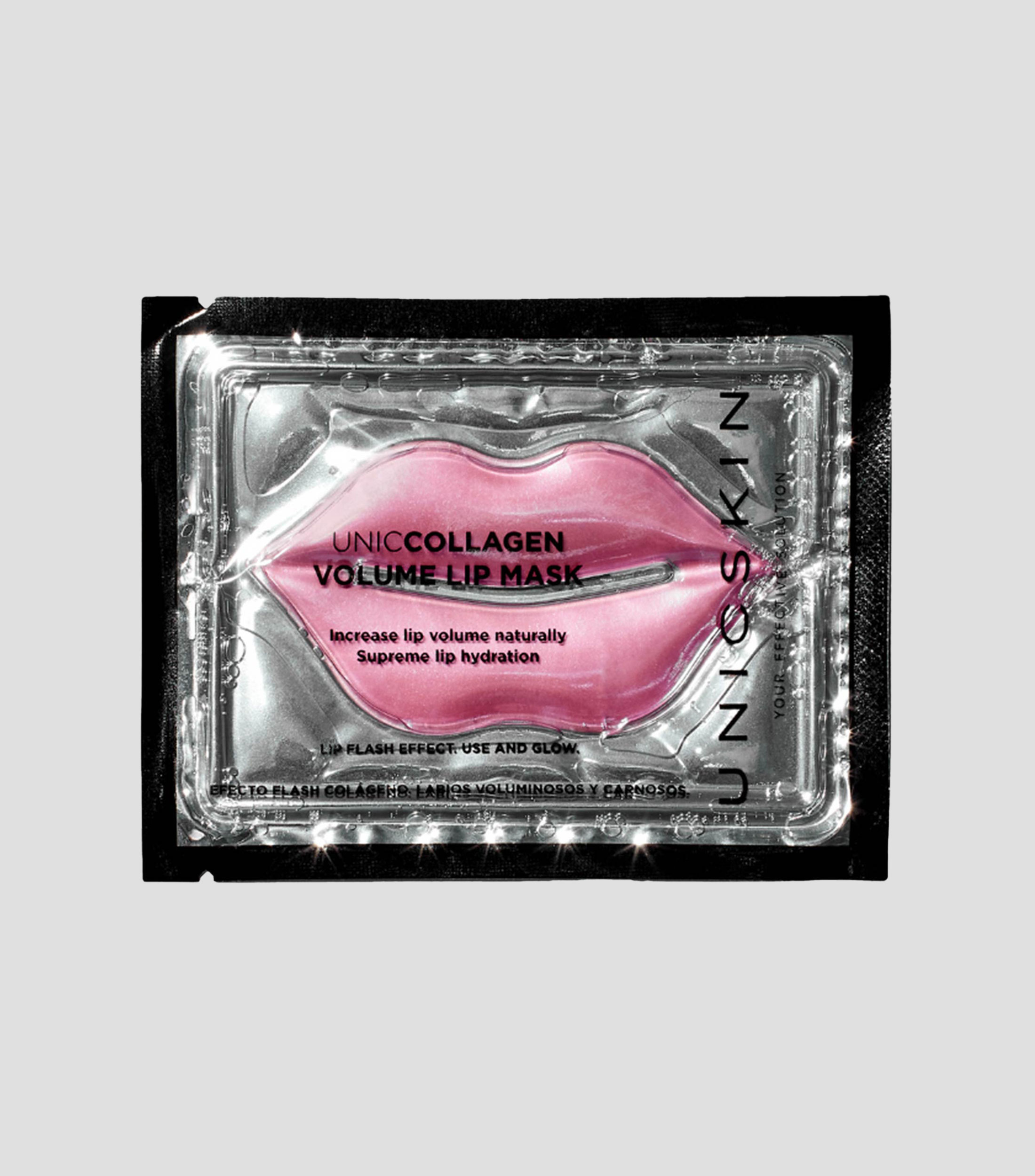 Parche Hidratante para labios Unic Collagen Volume, 5 piezas