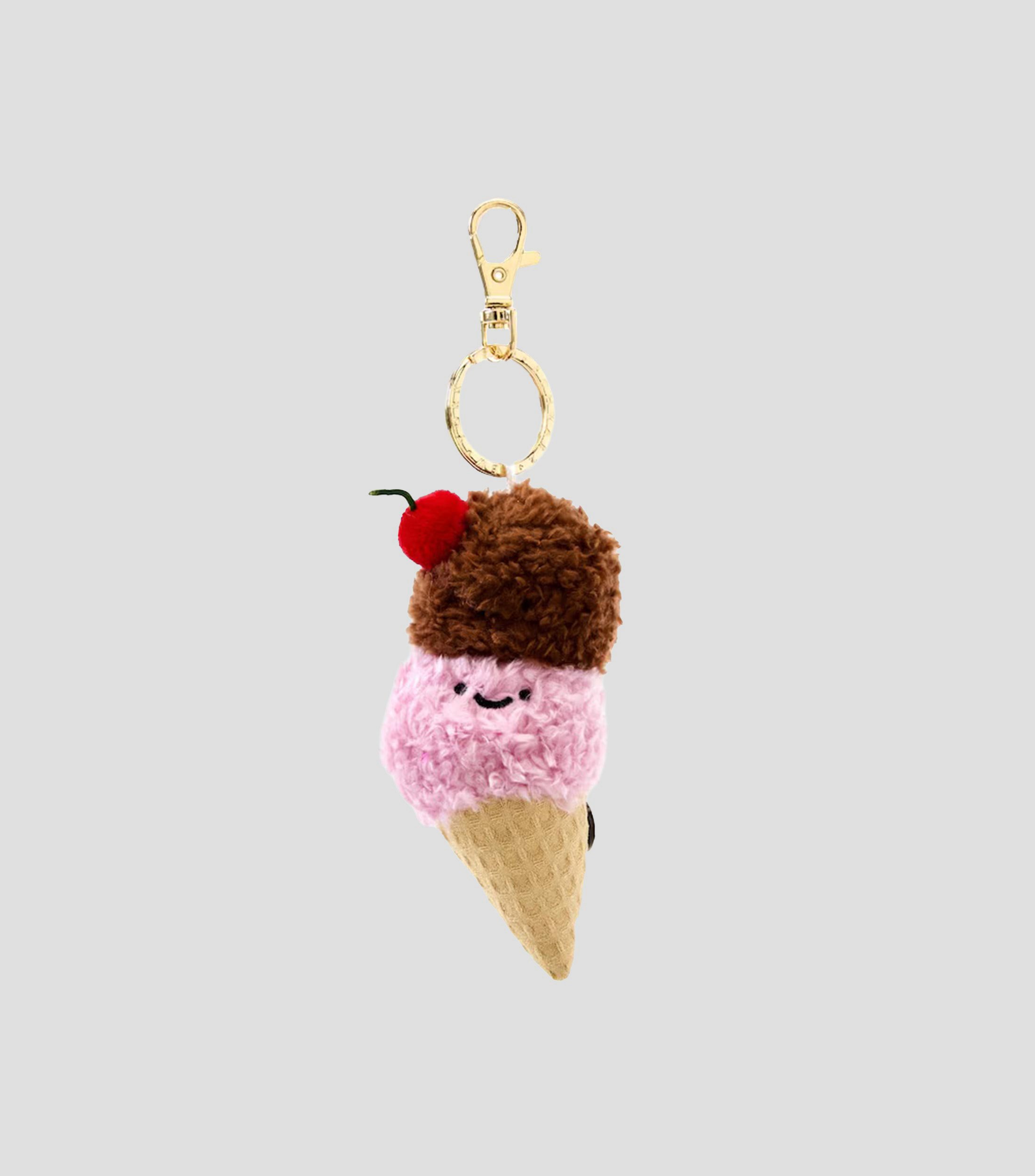 Llavero Cono de helado de peluche Niño