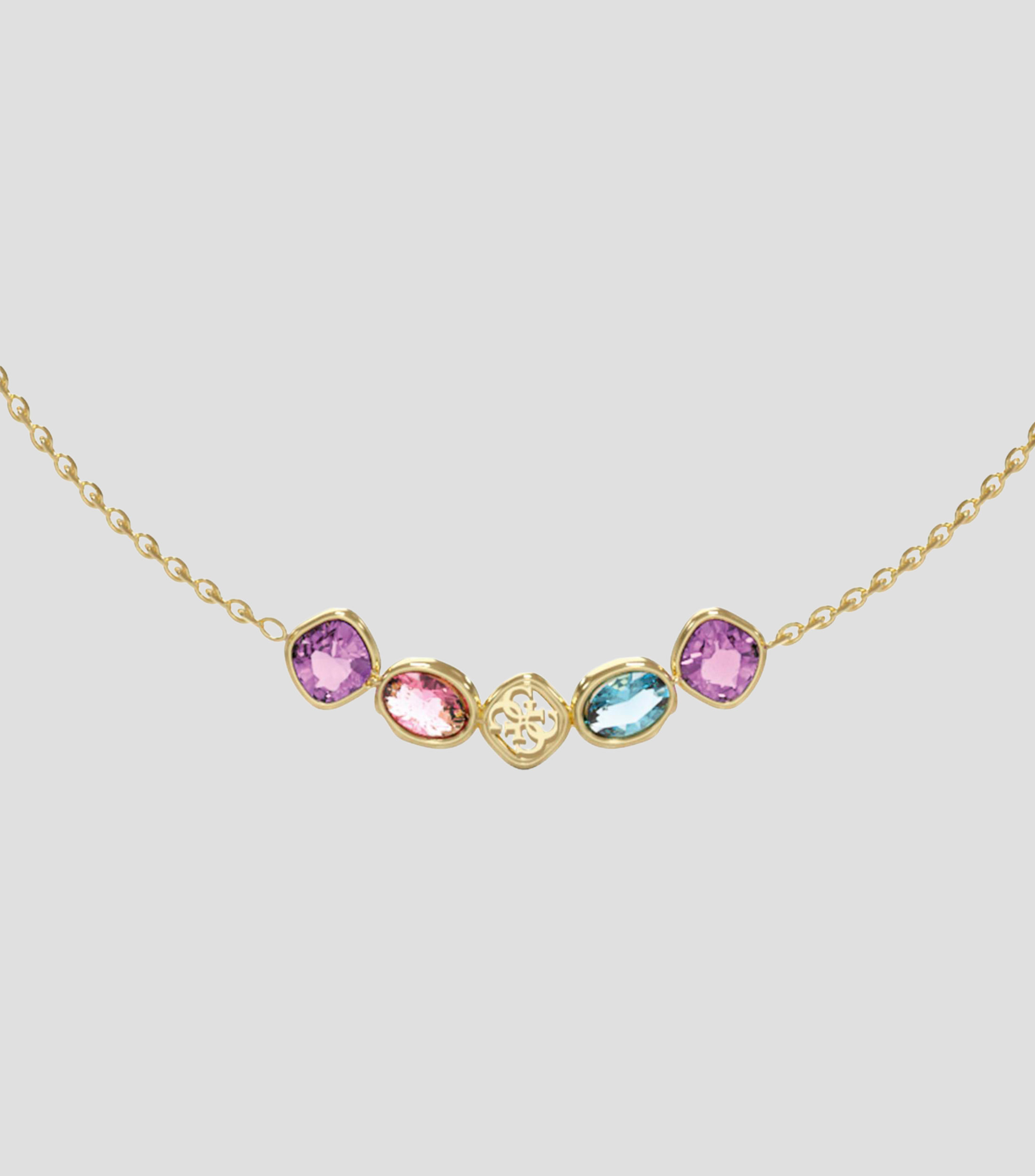 Collar con cristales Mujer