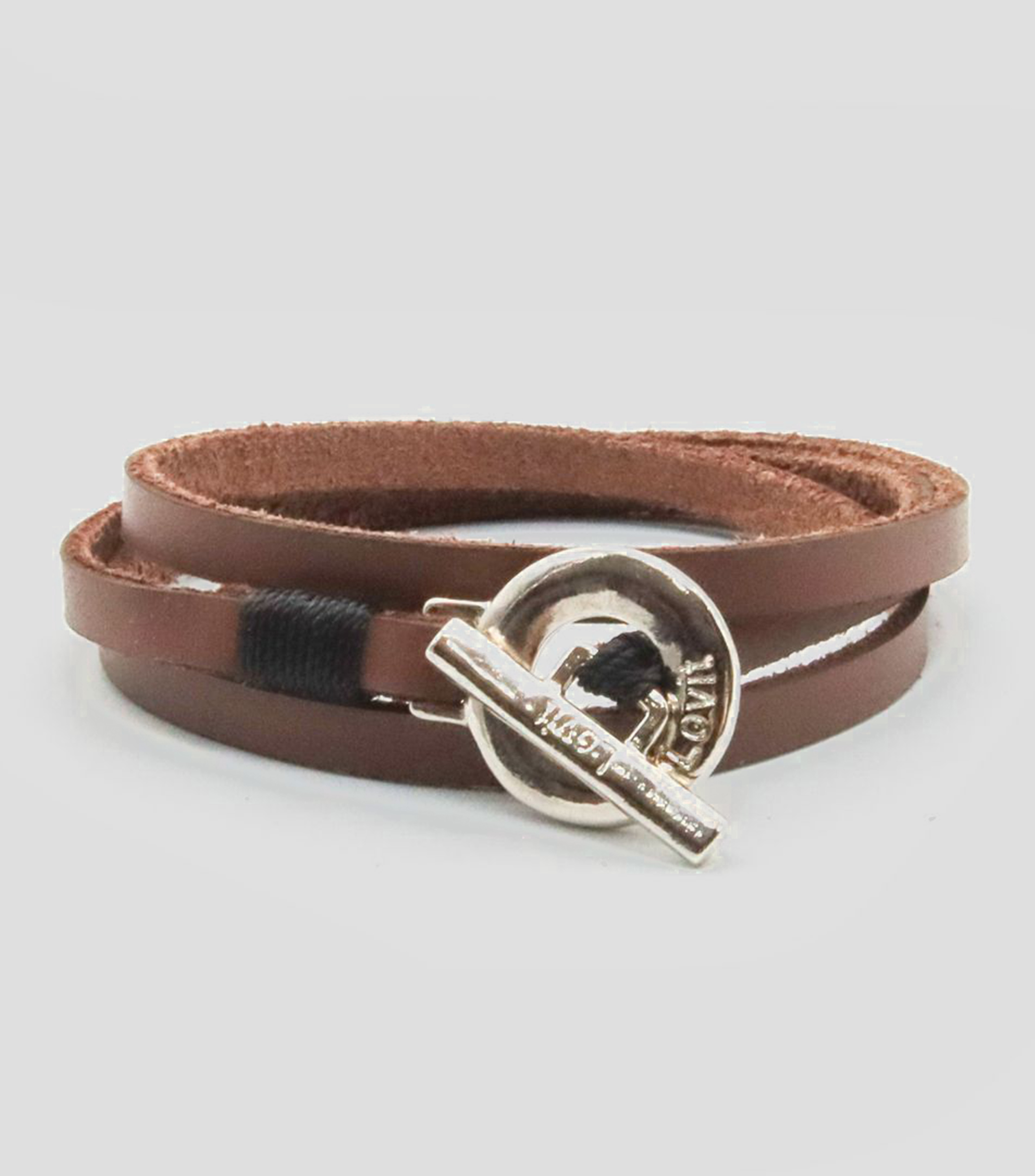 Pulsera en piel Hombre