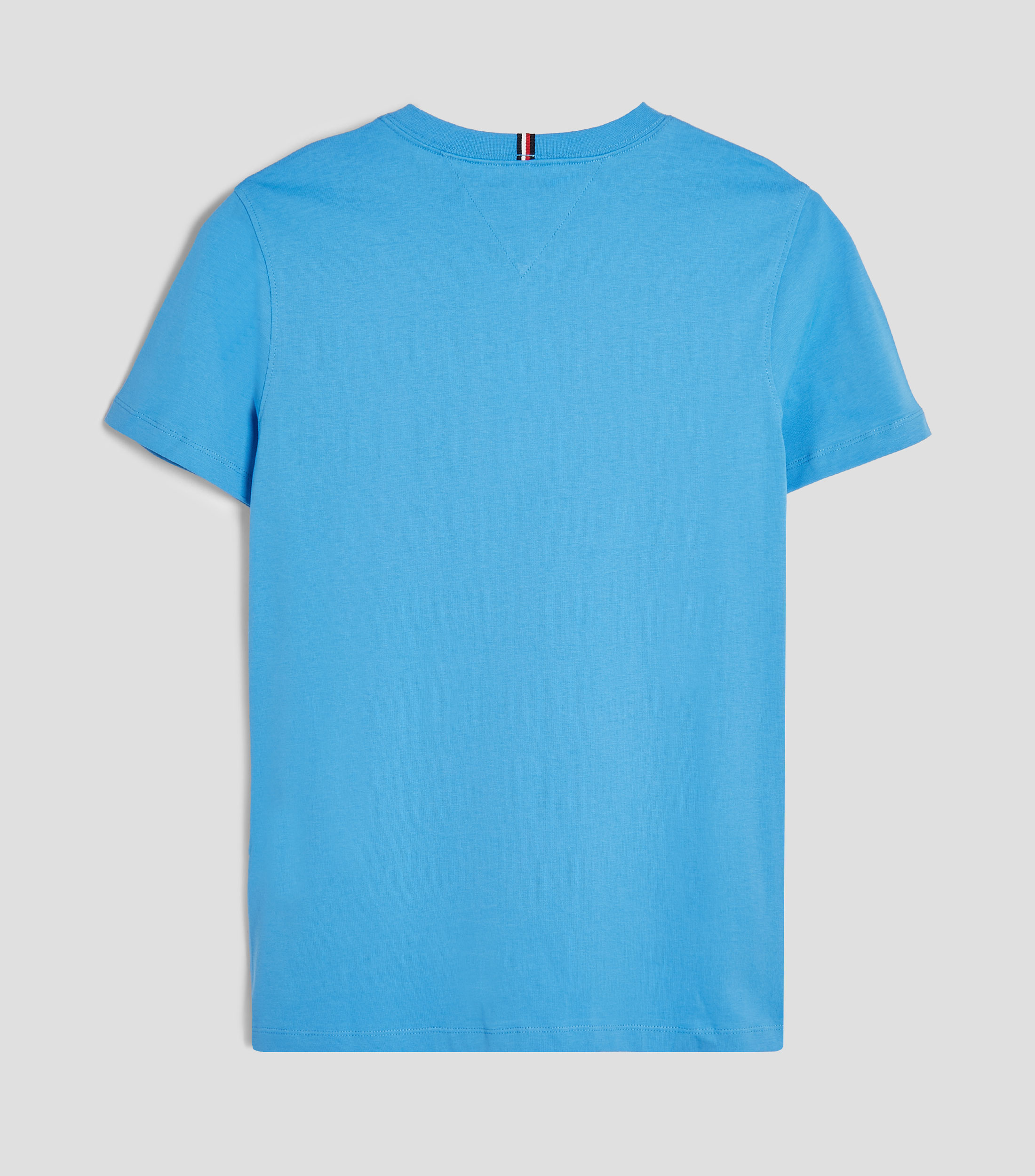 Playera de cuello redondo con manga corta lisa Niño