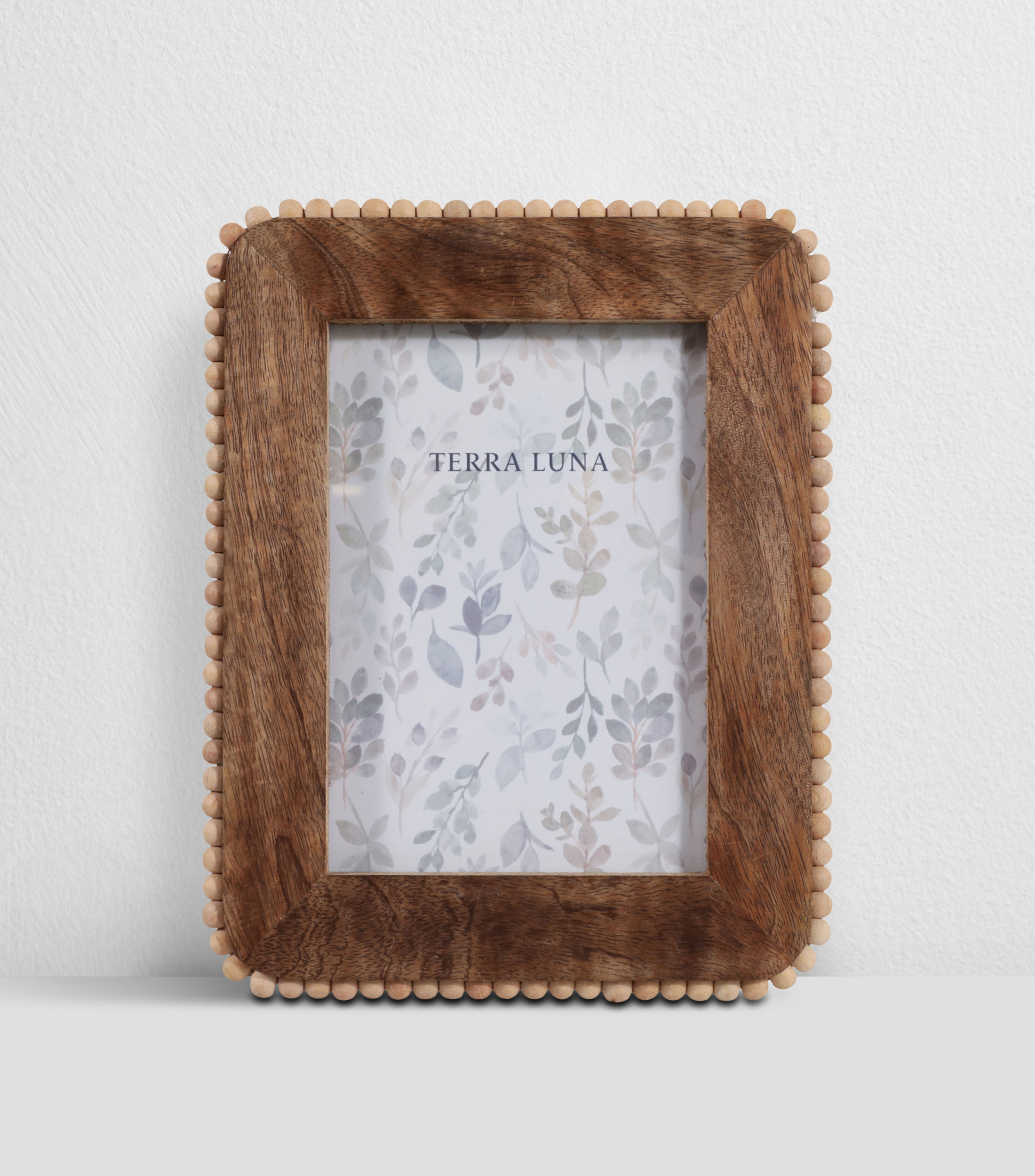 Portarretrato Beaded en madera