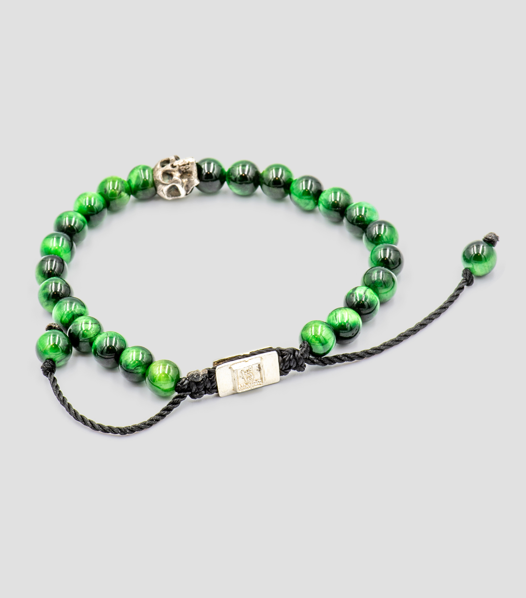 Pulsera ajustable con ojo de tigre Galaxia Unisex
