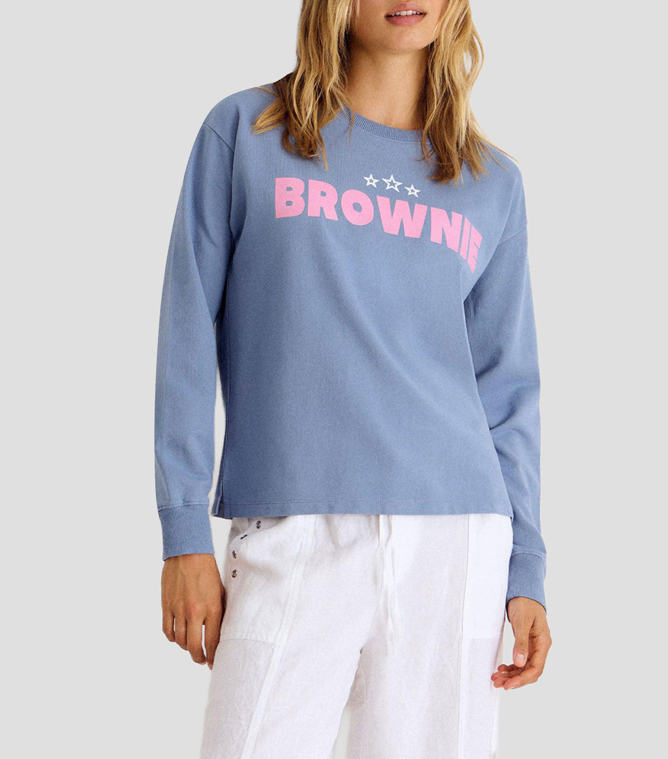Sudadera con estampado Mujer
