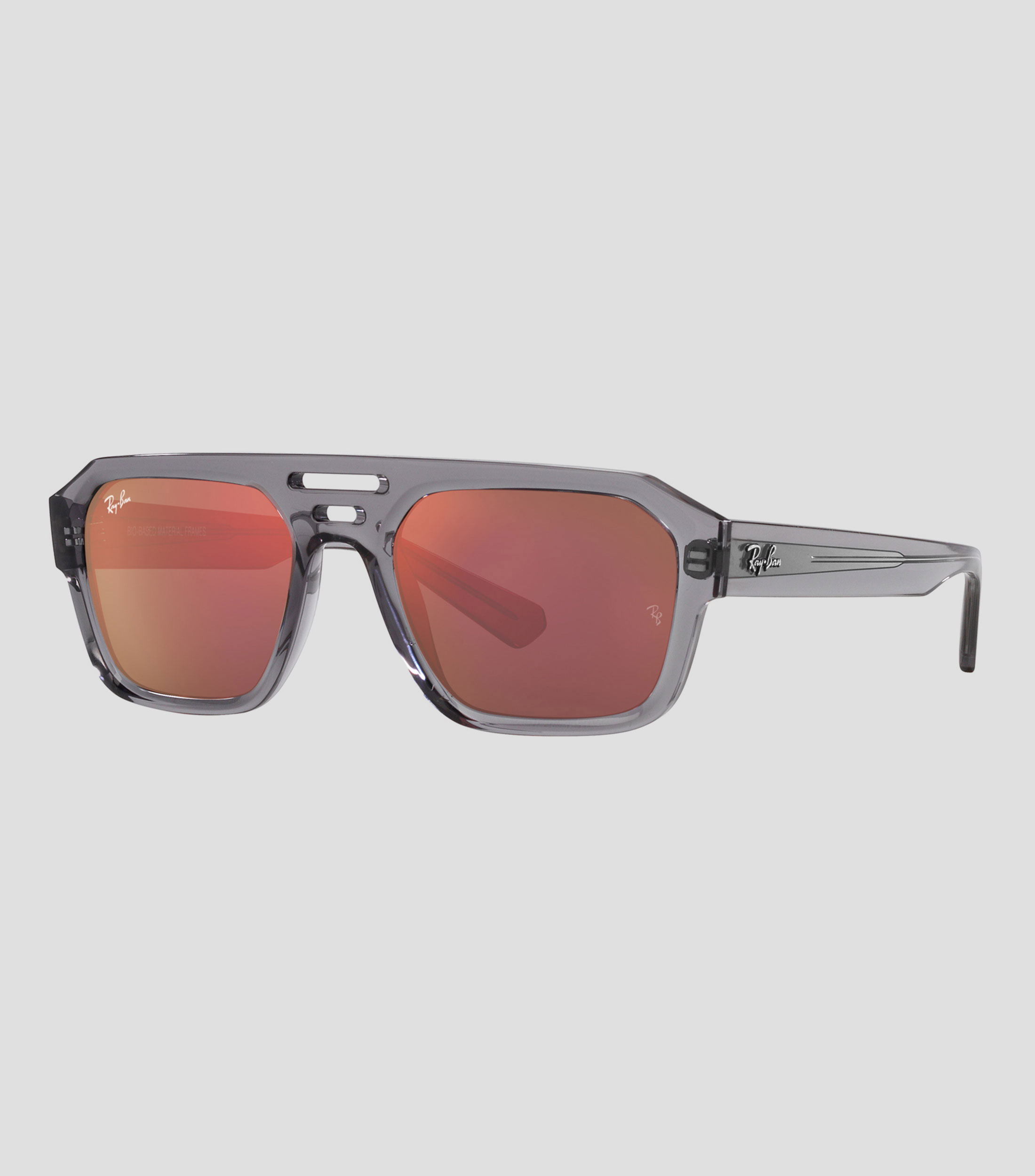 Lentes de sol Irregulares Corrigan Grises Unisex