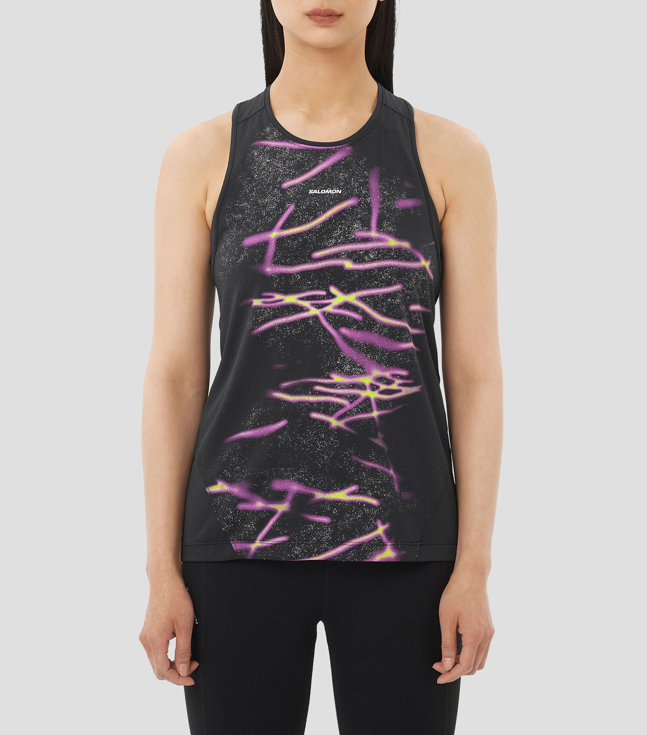 Tank top para correr SHKout Core estampado Mujer