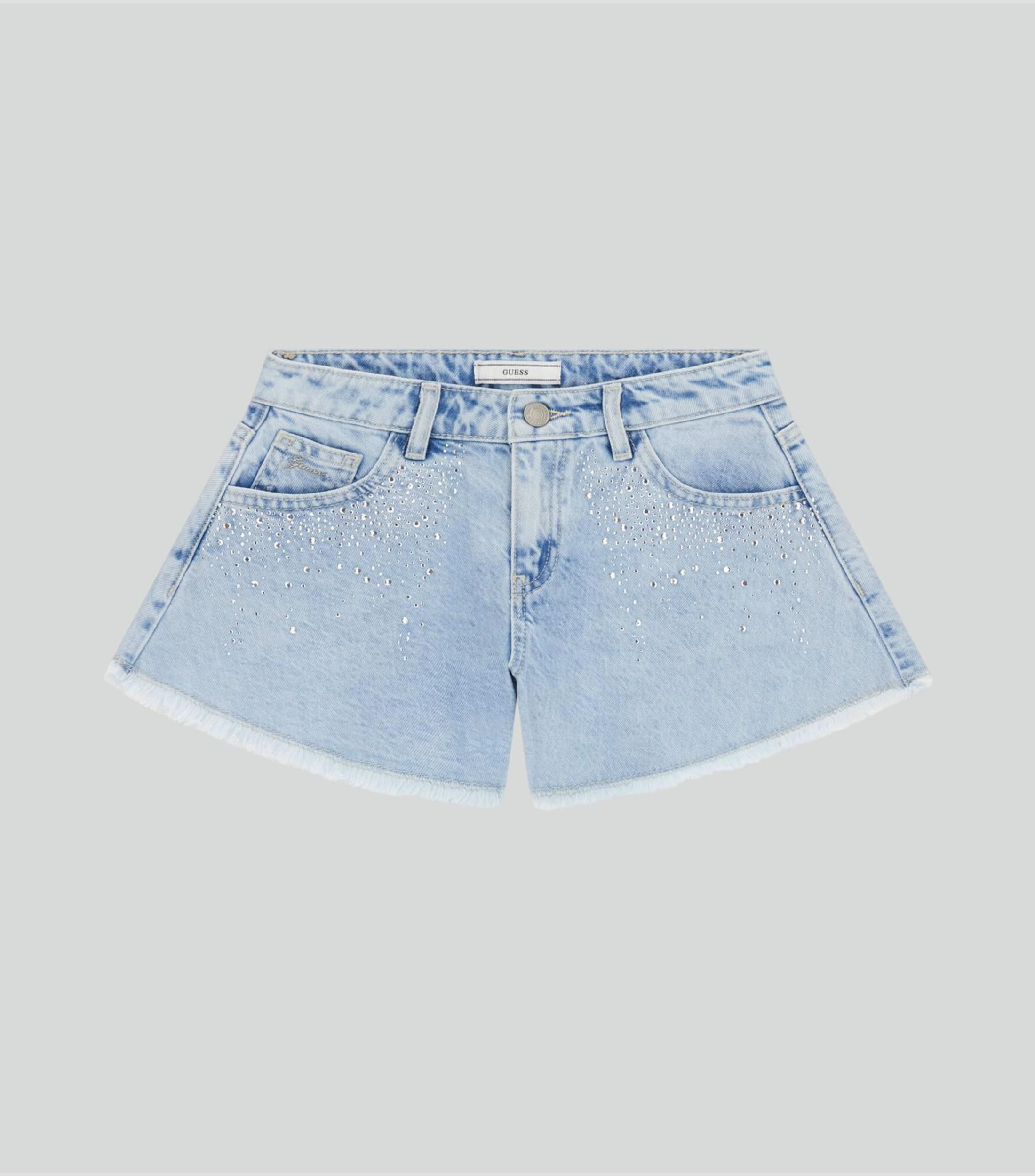 Shorts con diseño fantasía de brillantes Niña
