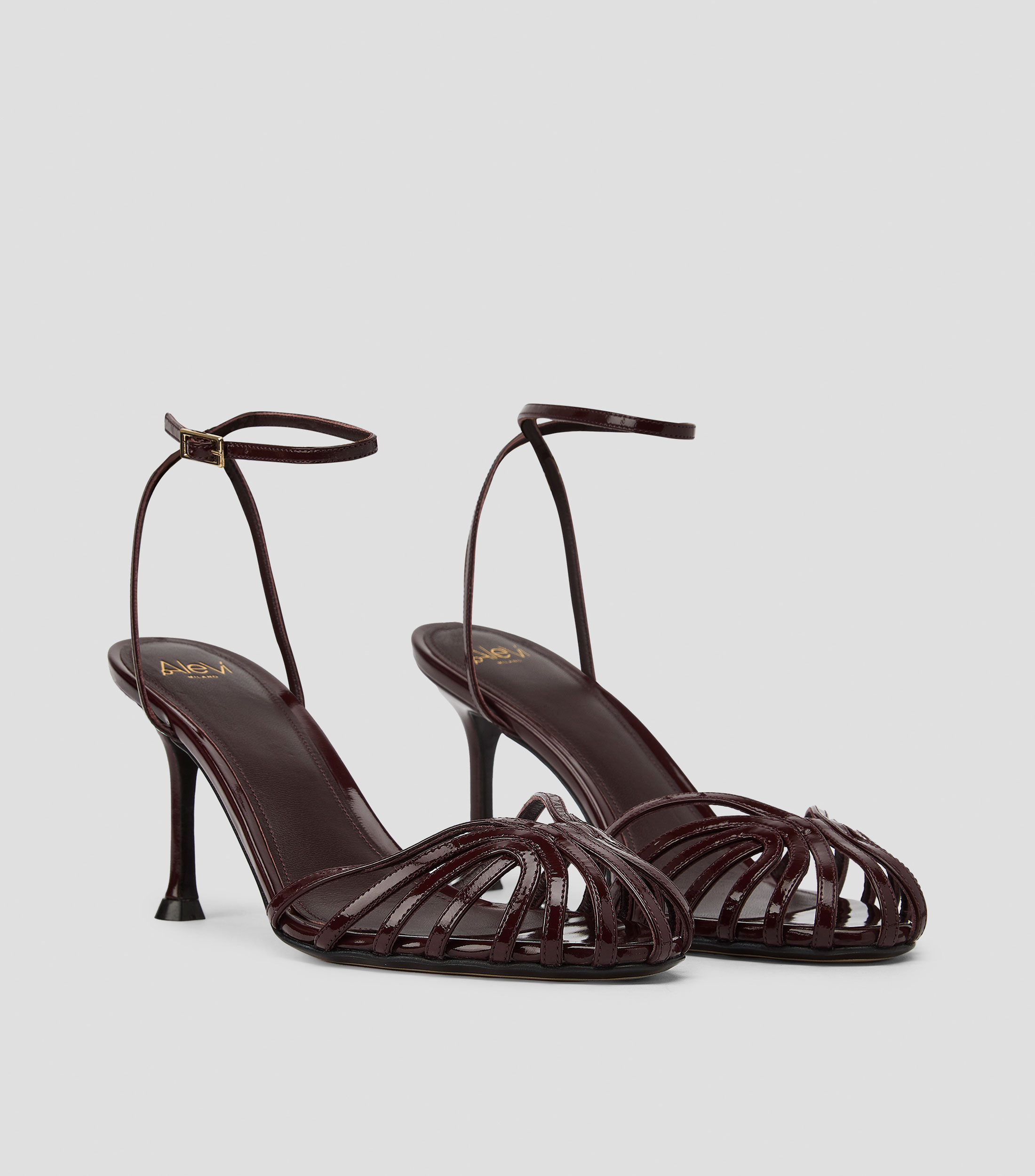 Sandalias con tacón medio delgado Ally Mujer