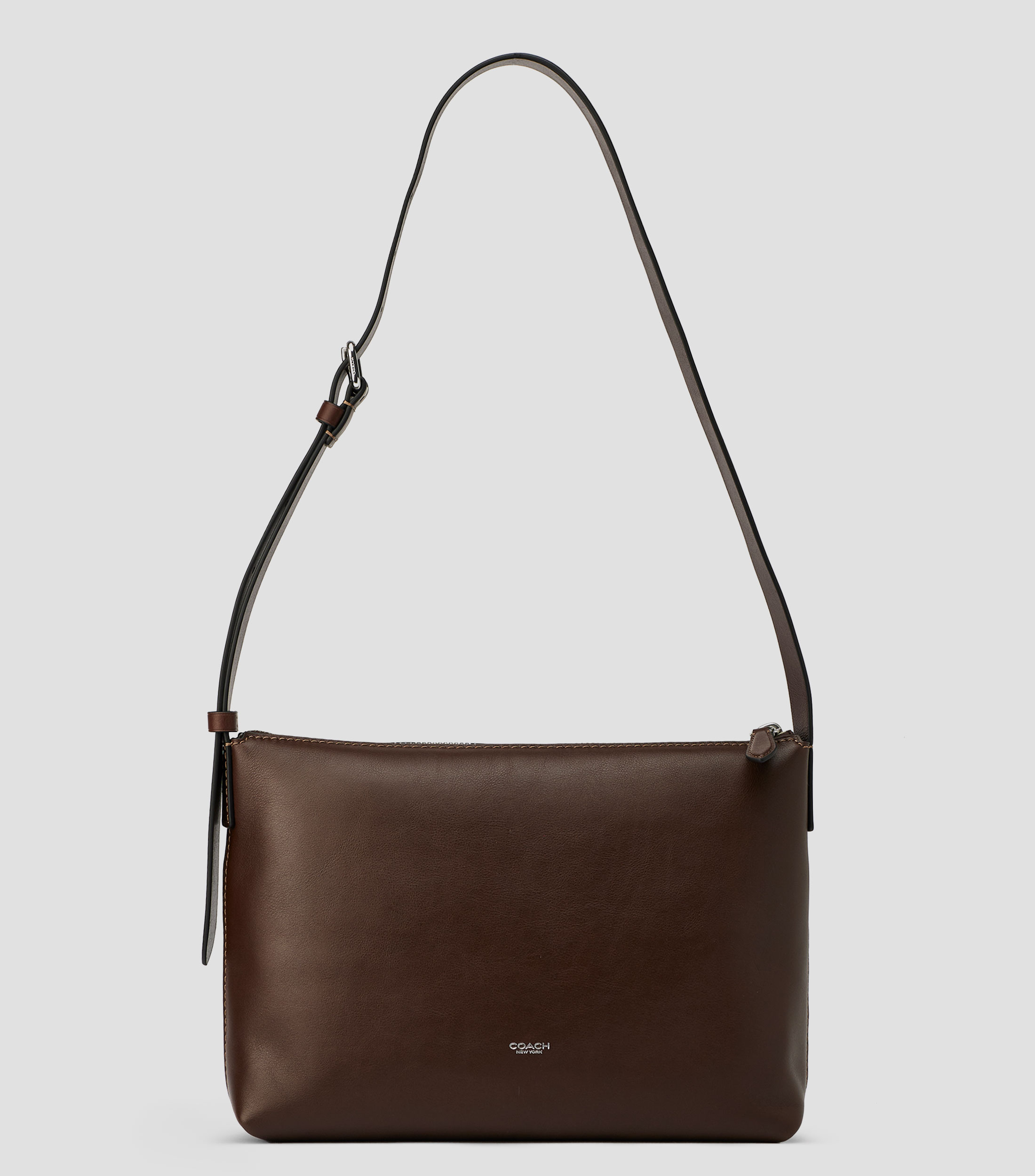 Bolso Messenger en piel vacuna Mott liso Hombre