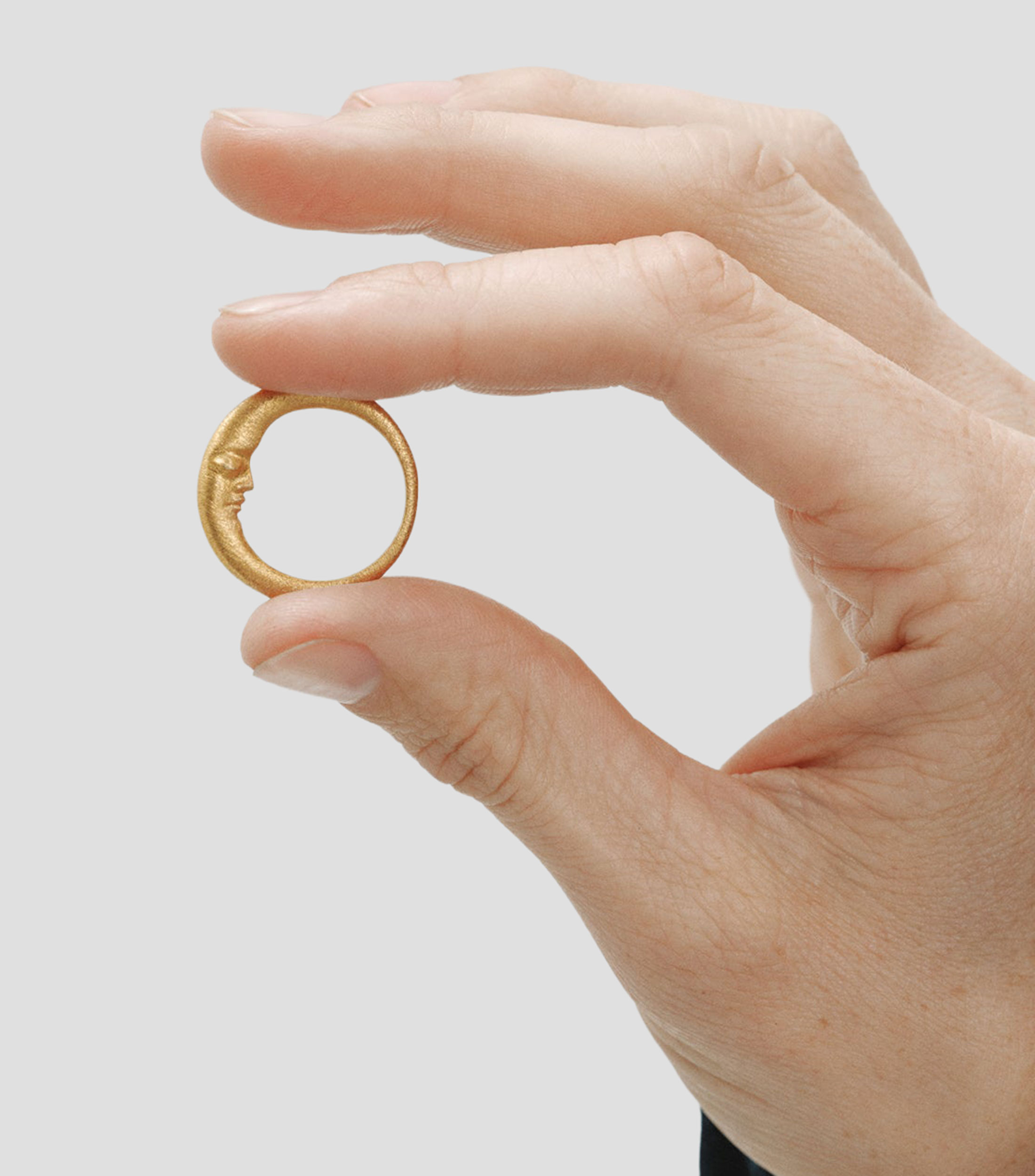 Anillo en Plata .925 Luna Mujer