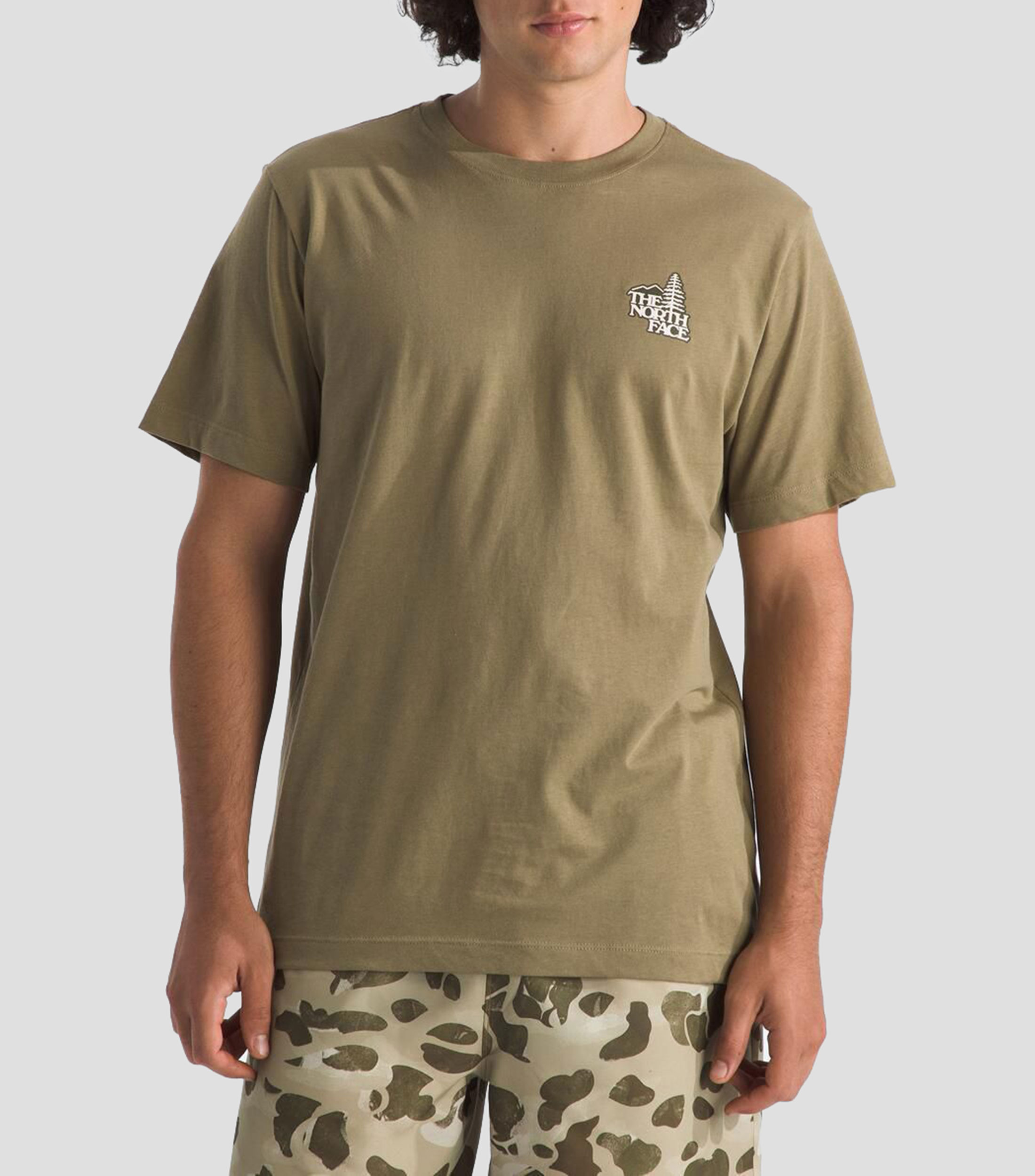 Playera cuello redondo manga corta lisa Hombre