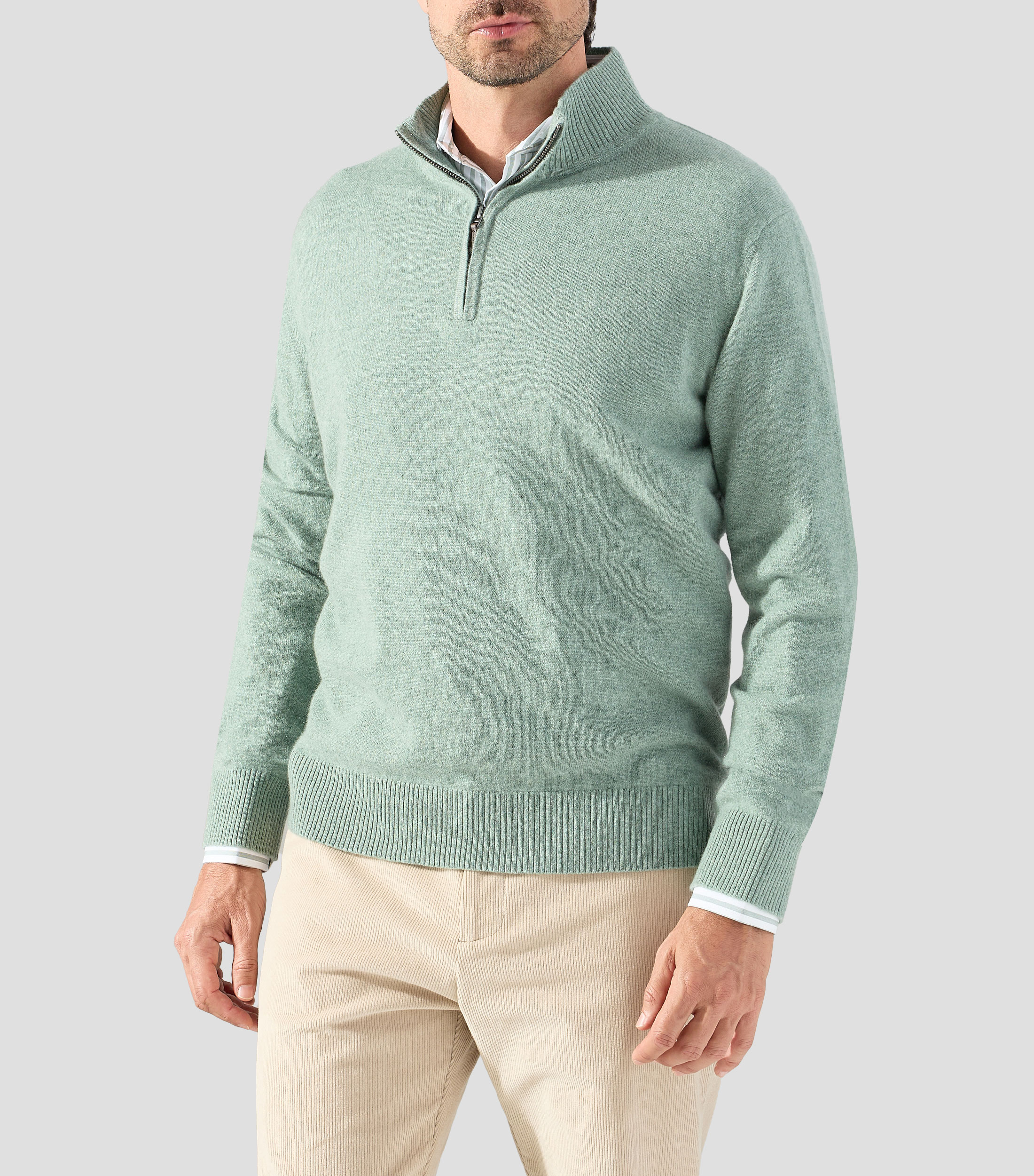 Suéter cuello alto Cashmere Hombre