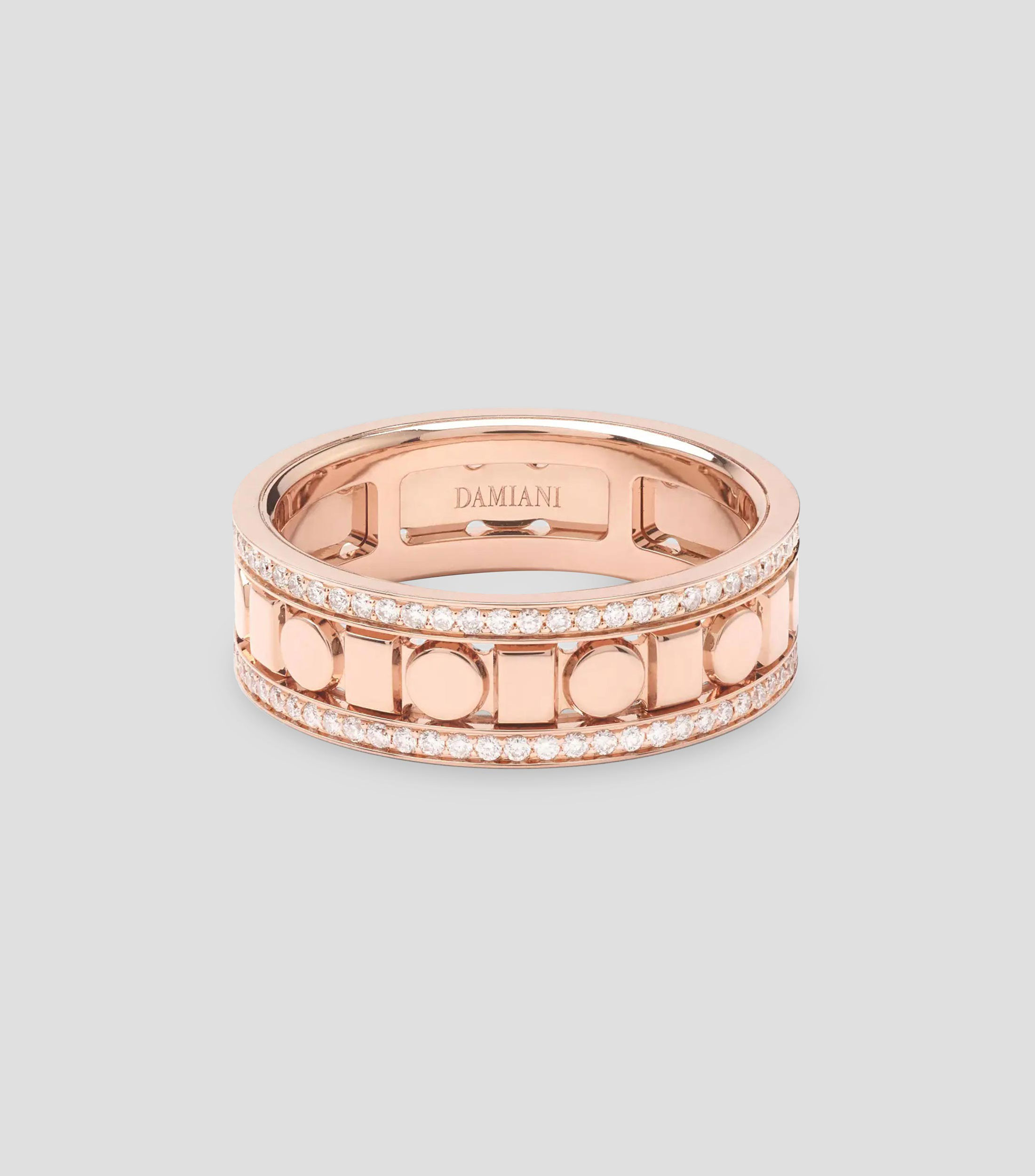 Anillo en oro rosa de 18 kilates Belle Époque con diamantes Mujer