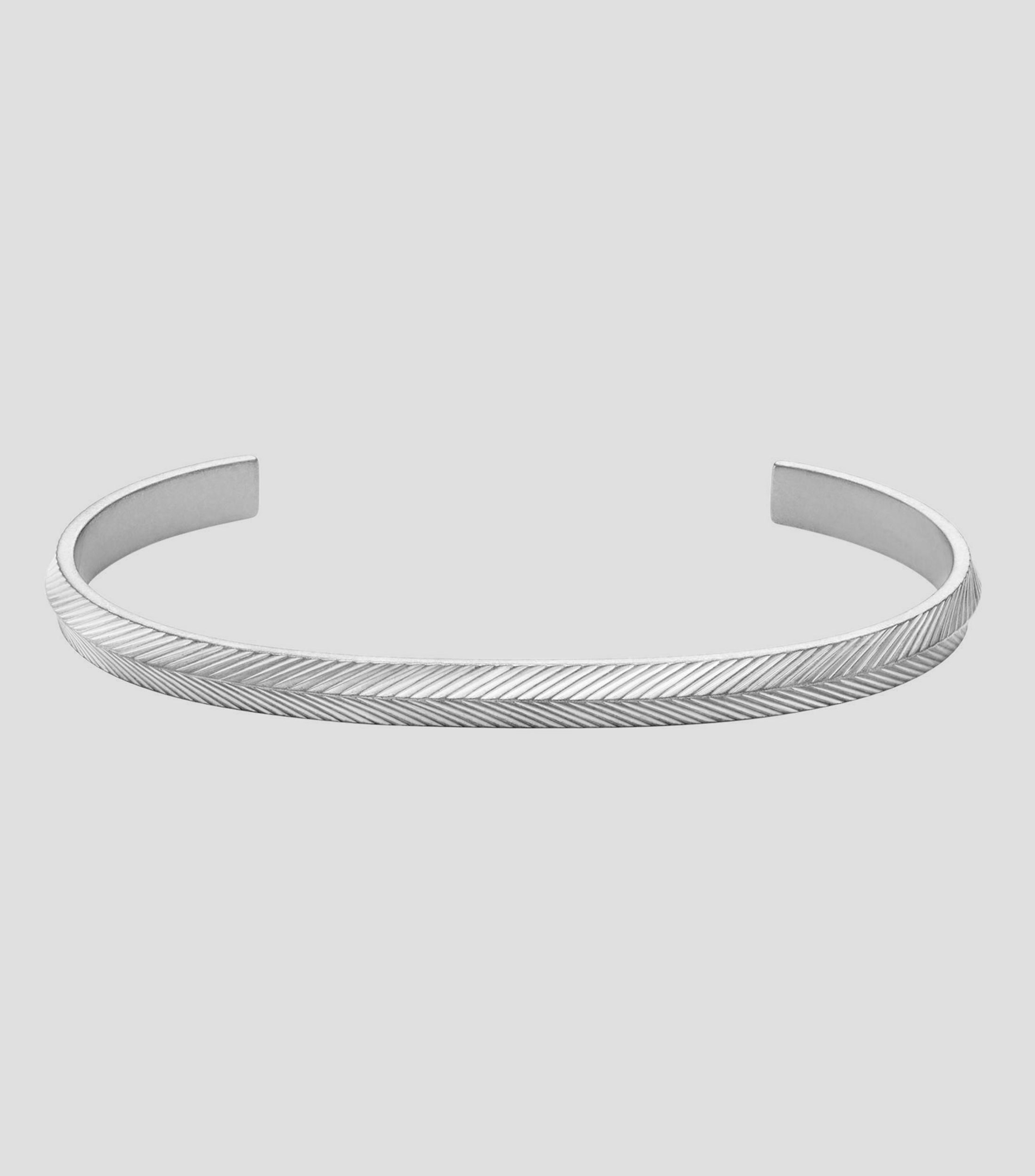 Brazalete abierto texturizado Harlow Hombre