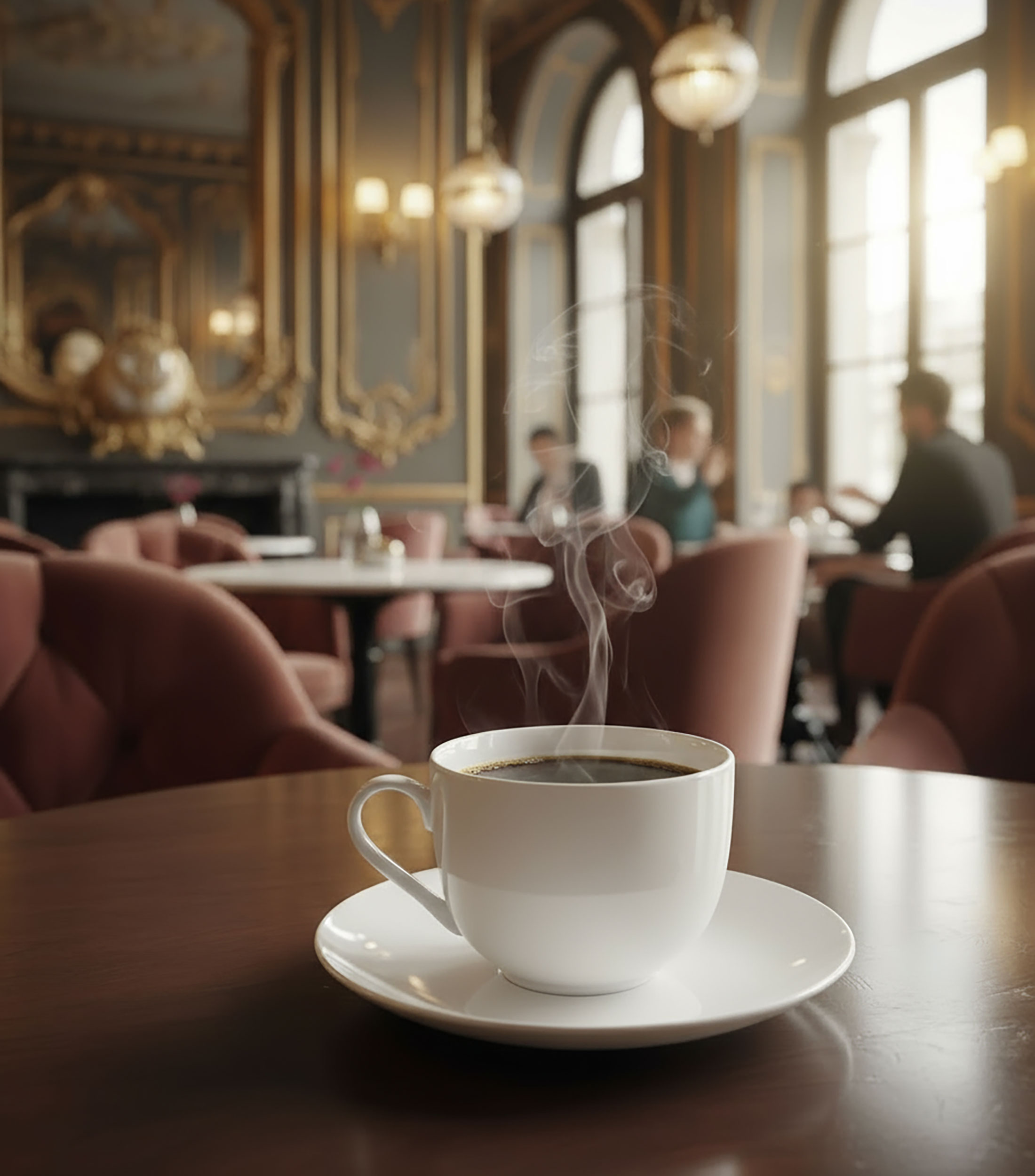 Taza para café blanca