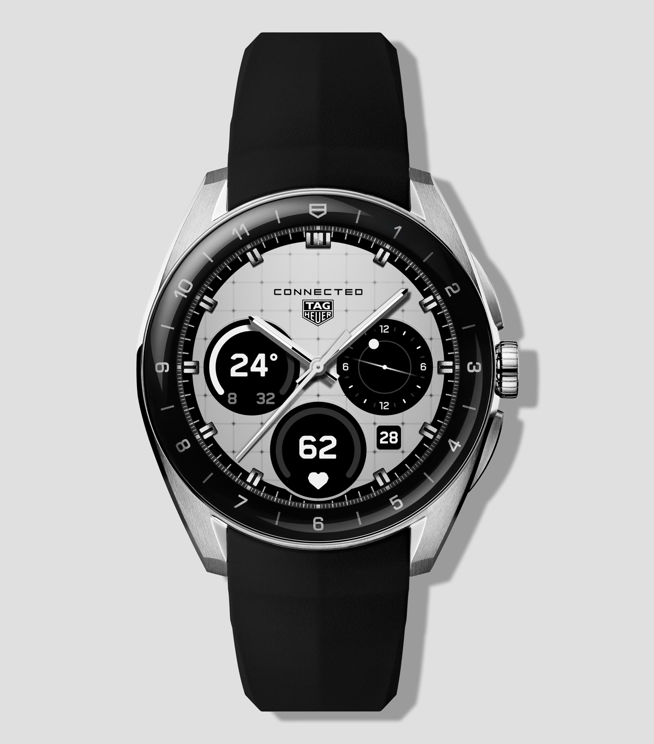 Reloj para Hombre Connected Calibre E5 Casual Plateado, Negro