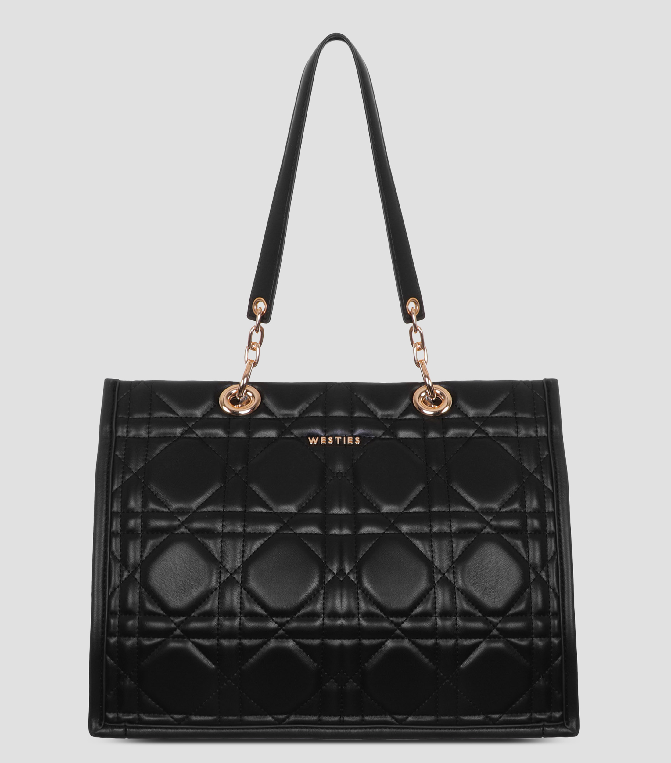 Bolsa Tote con charm Mujer