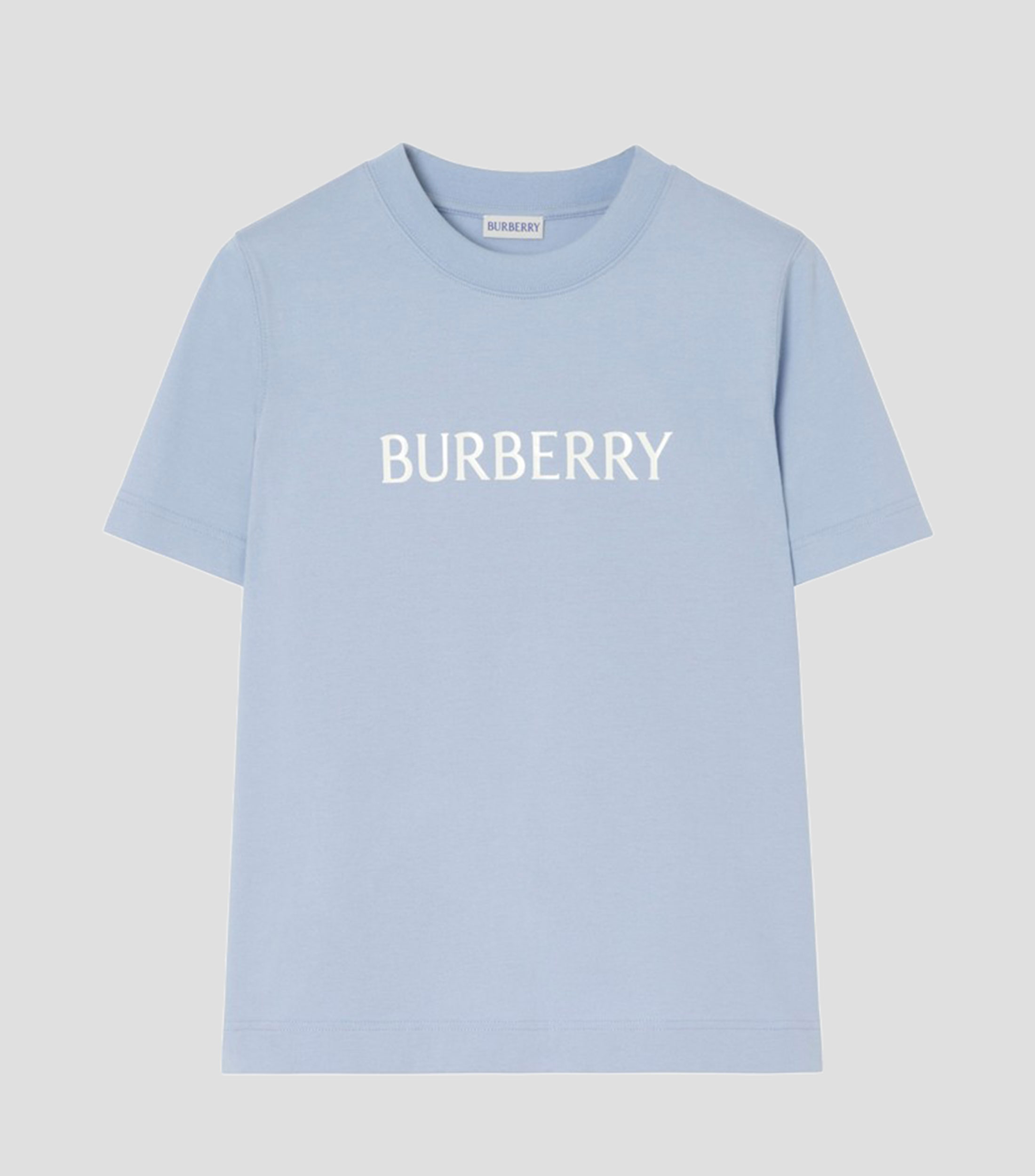 Playera cuello redondo manga corta logo estampado Mujer
