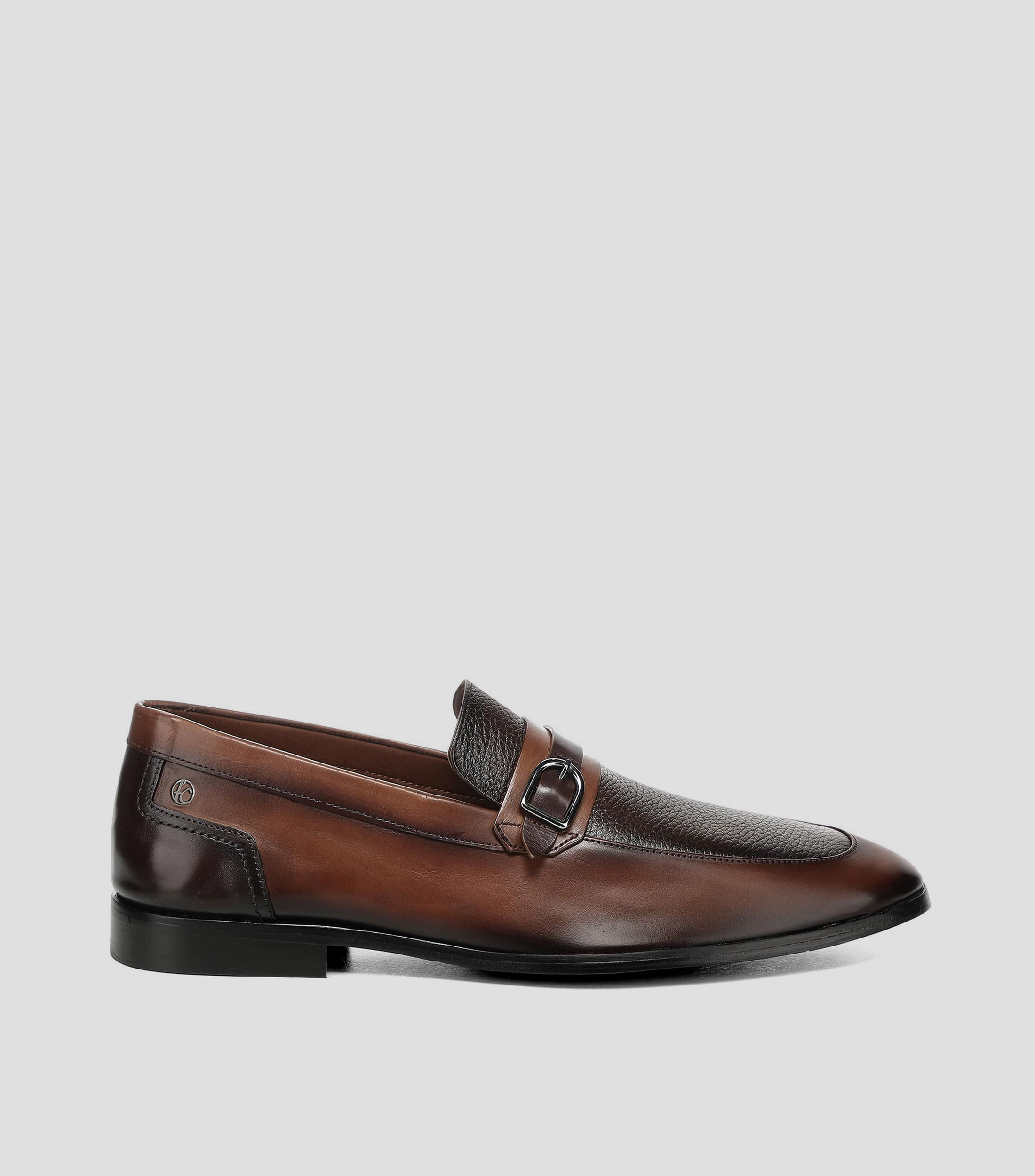 Mocasines en piel bovina lisos Hombre