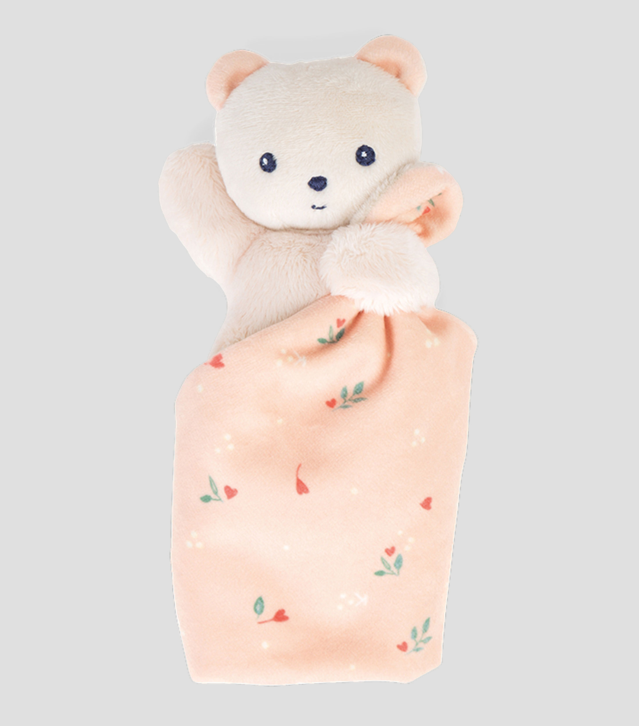 Peluche Mantita con Oso Hojas de Amor