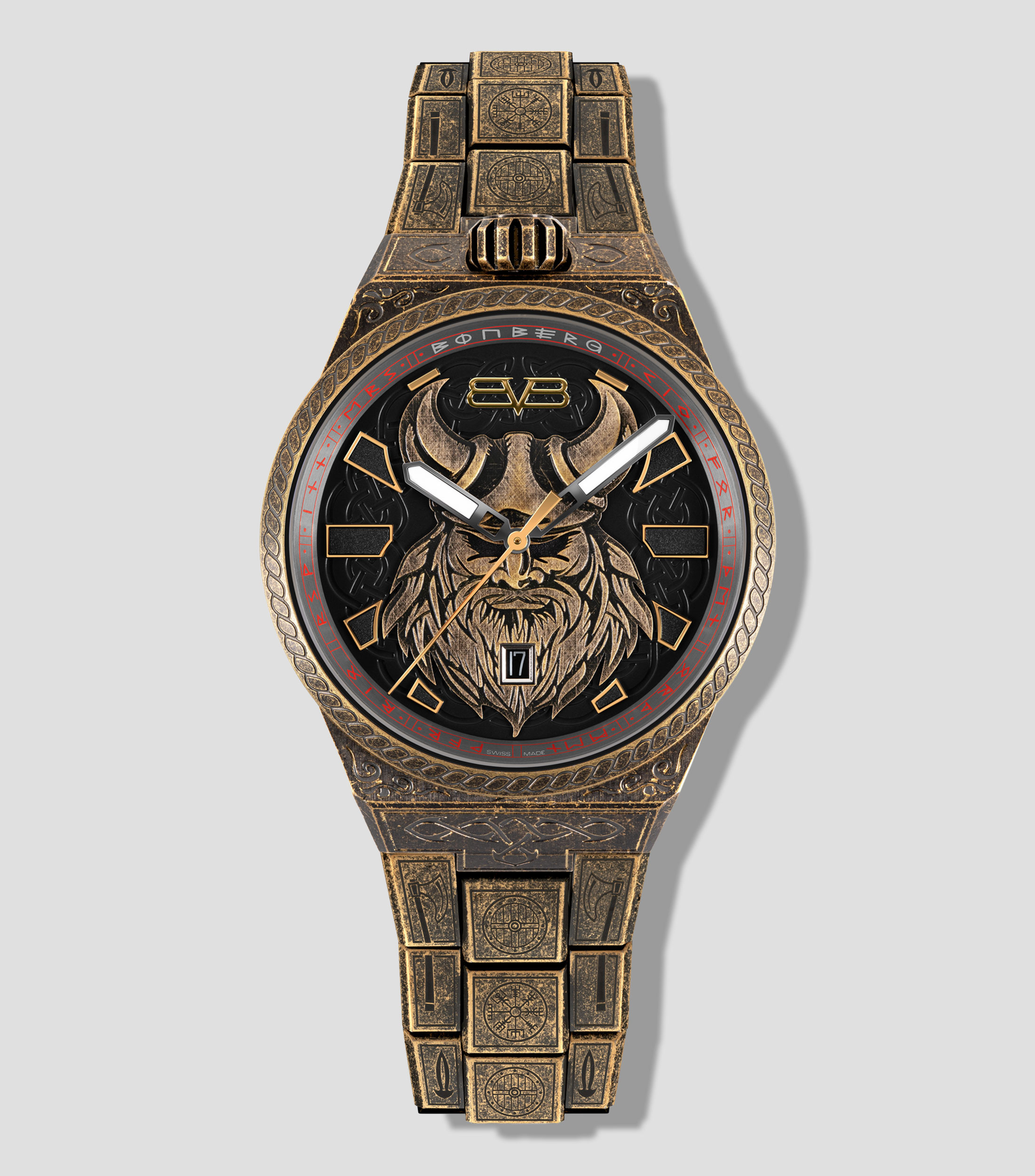 Reloj para Hombre Neo Viking Casual, Bronce