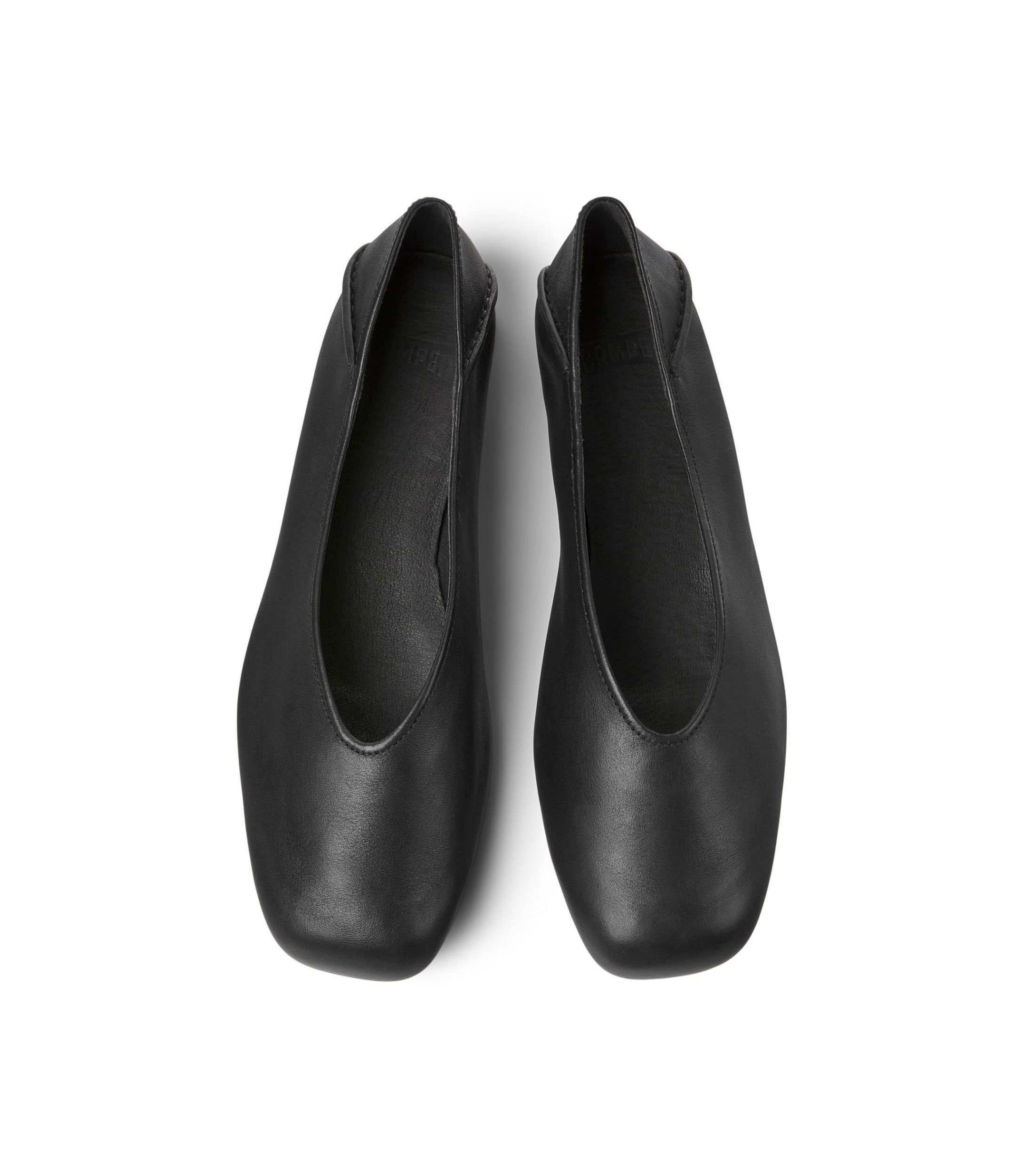 Flats Myra en piel lisa Mujer