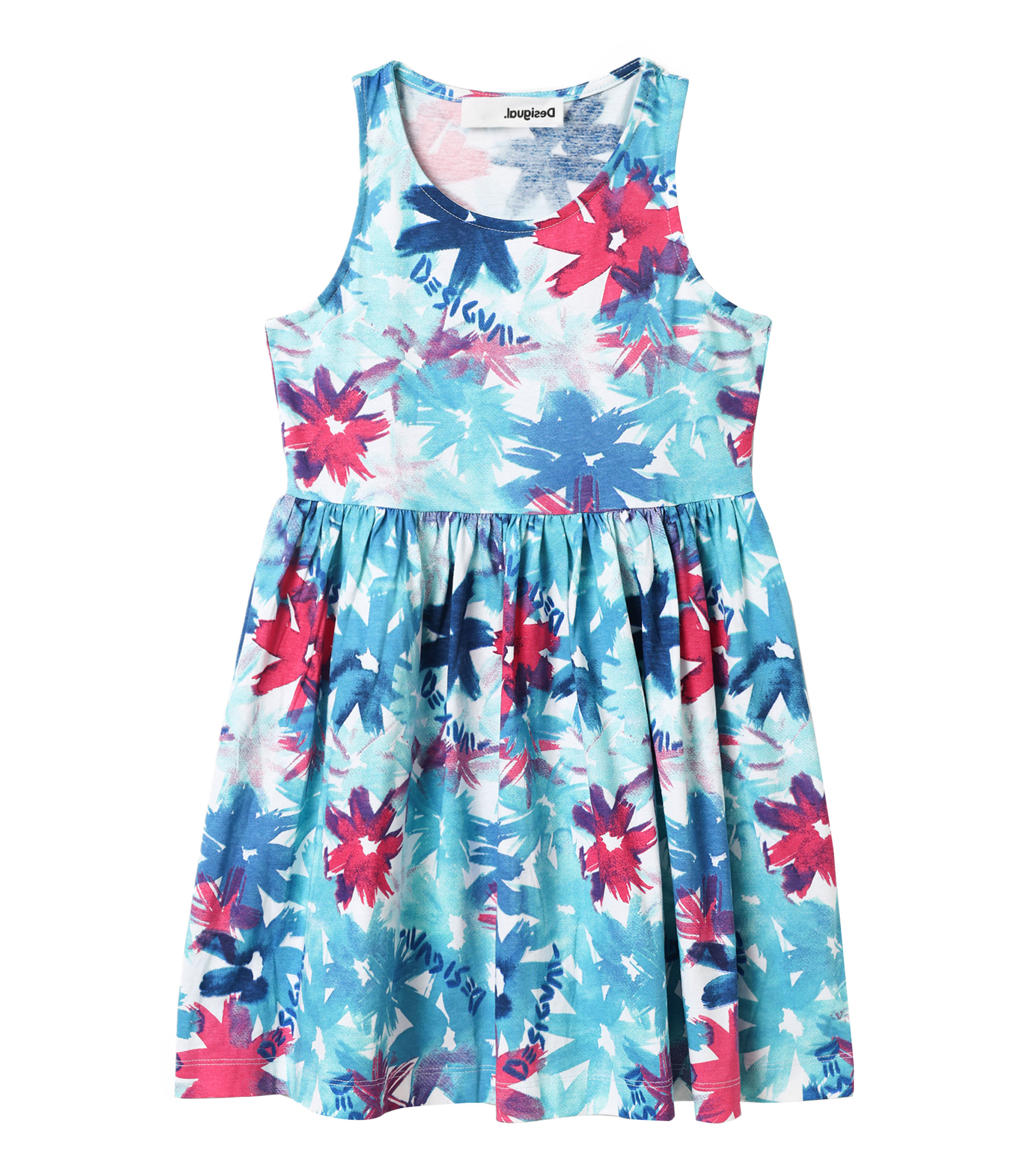 Desigual - Vestido De Punto Para Mujer De Manga Larga, Rojo