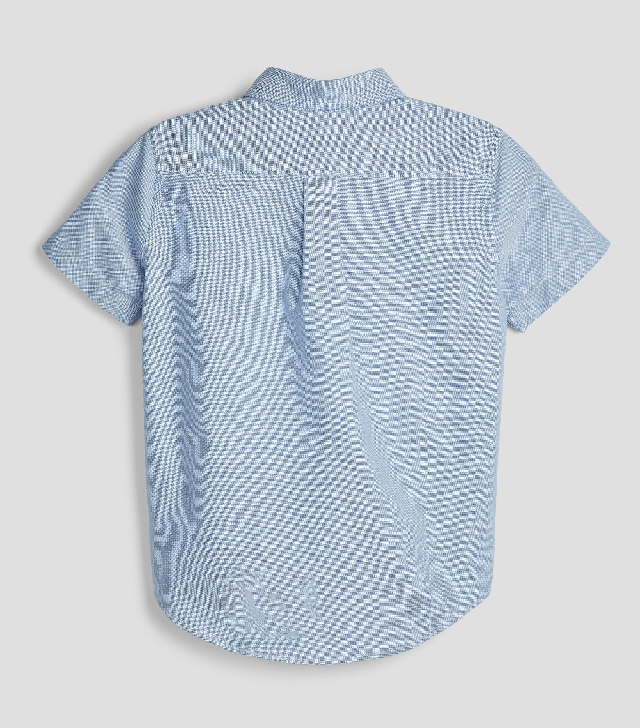 Camisa lisa de manga corta Niño