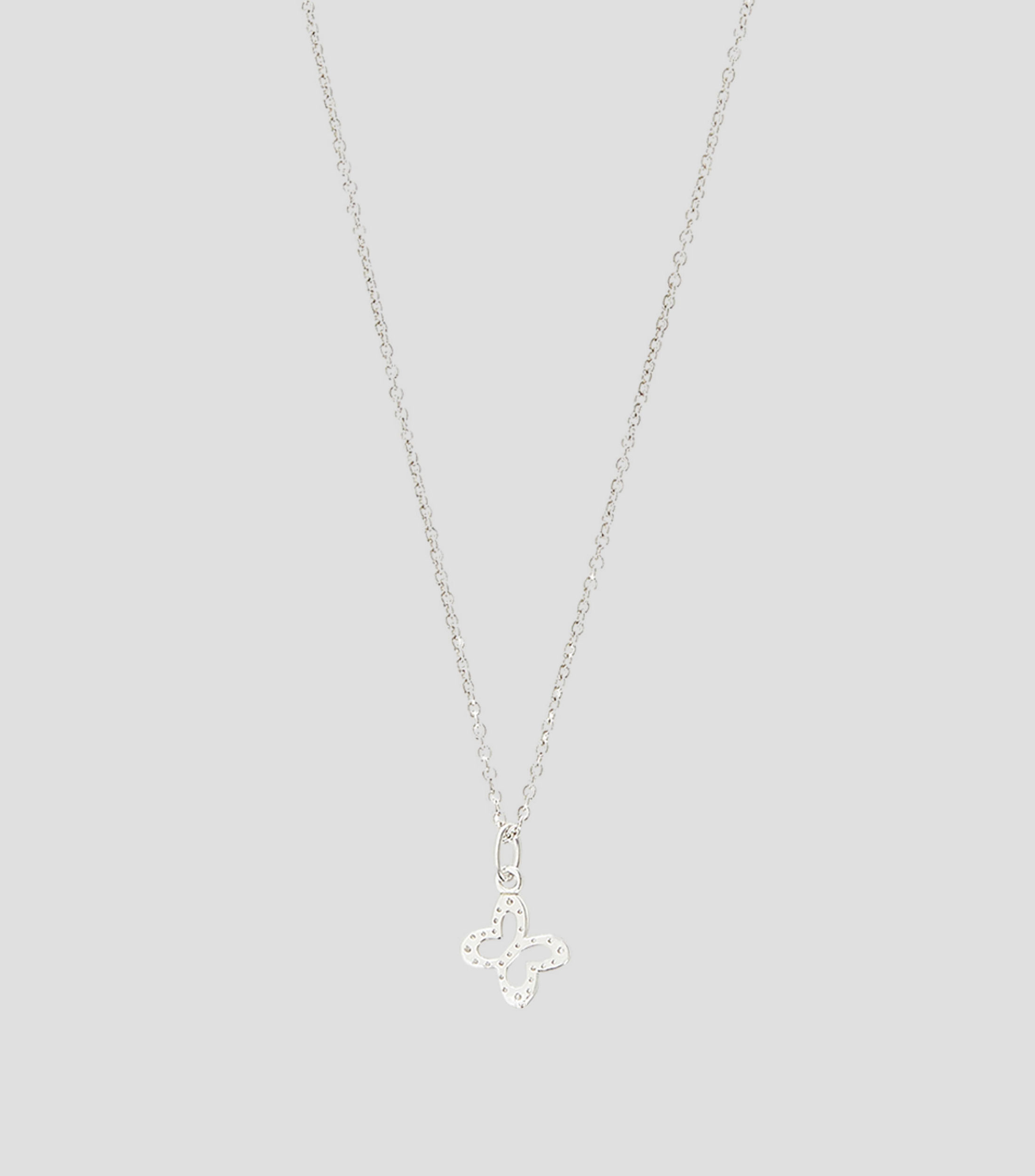 Dije en plata mariposa Mujer
