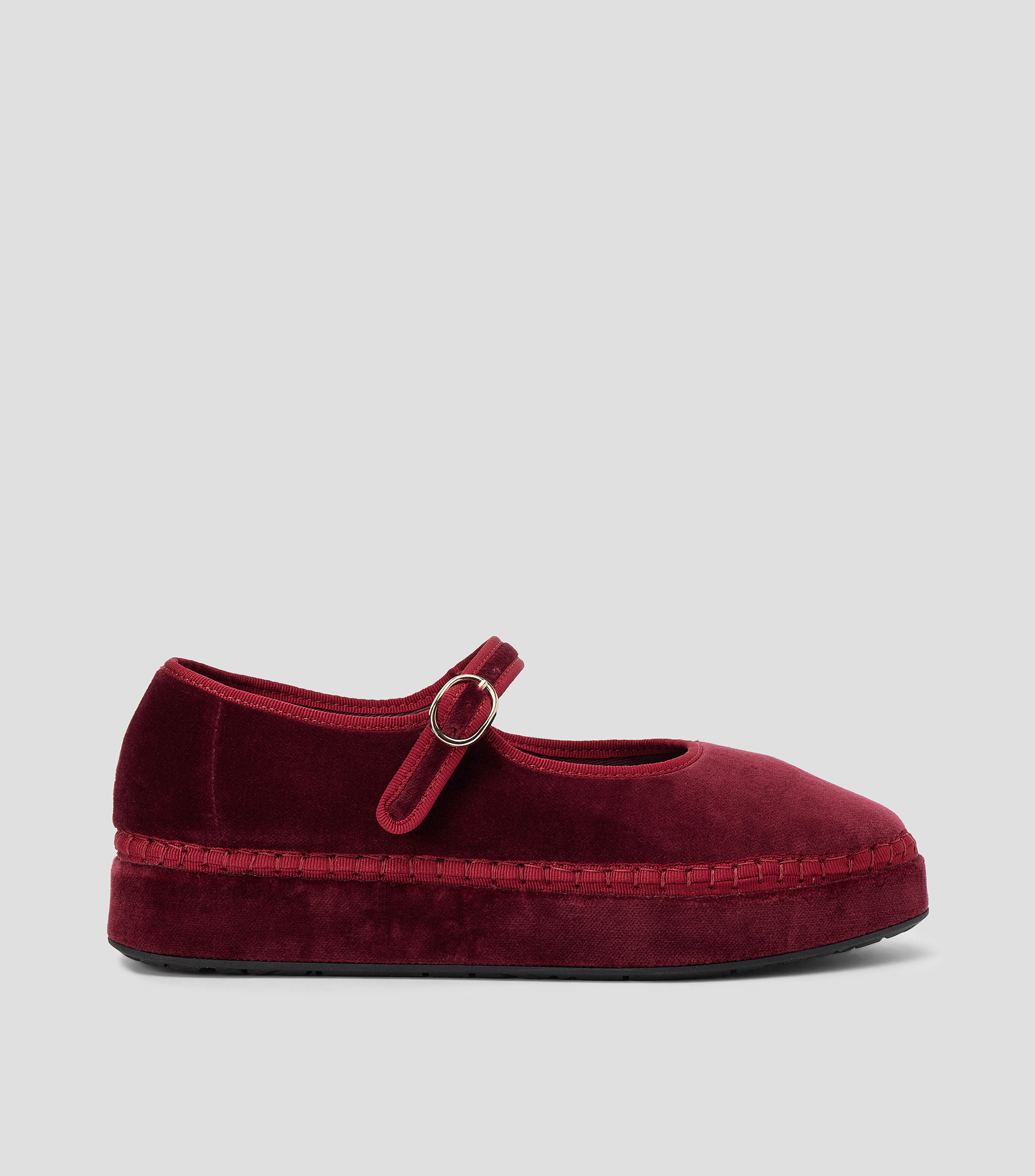 Flats con plataforma Double Lucrecia liso Mujer