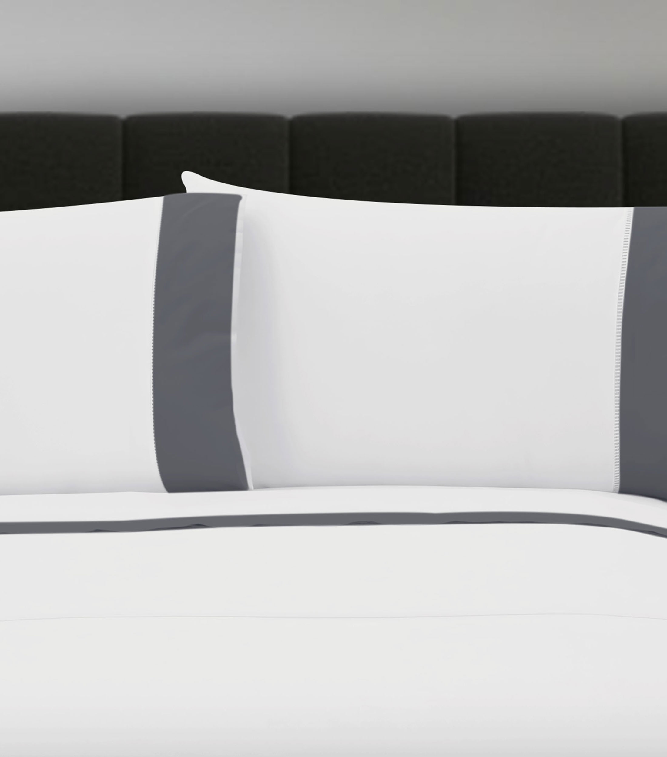 Juego de Sabanas Queen Size en Algodon Sasari Gris Oxford