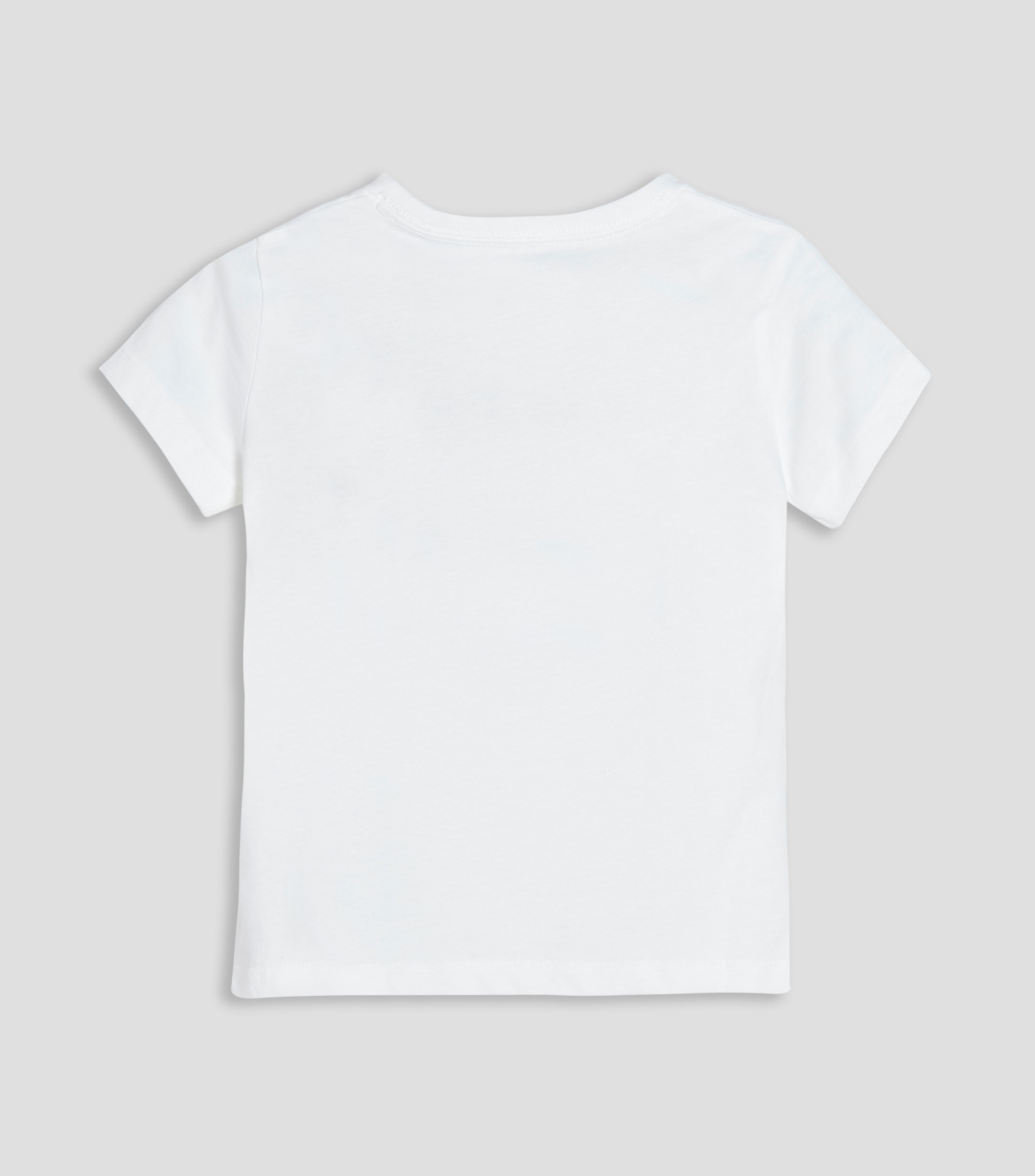 Playera cuello redondo manga corta lisa Niña