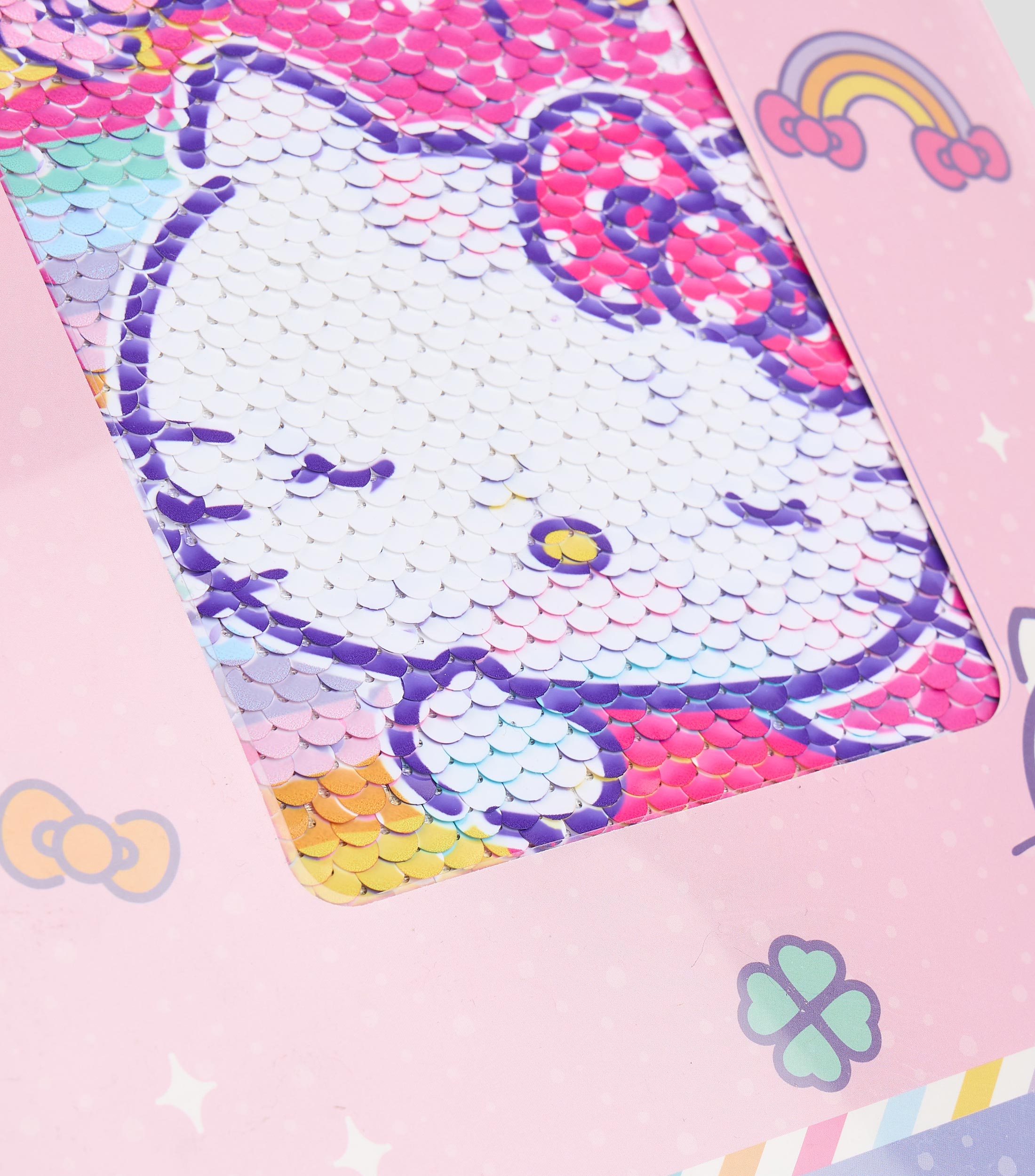 Diario con lentejuelas reversible y accesorios Hello Kitty