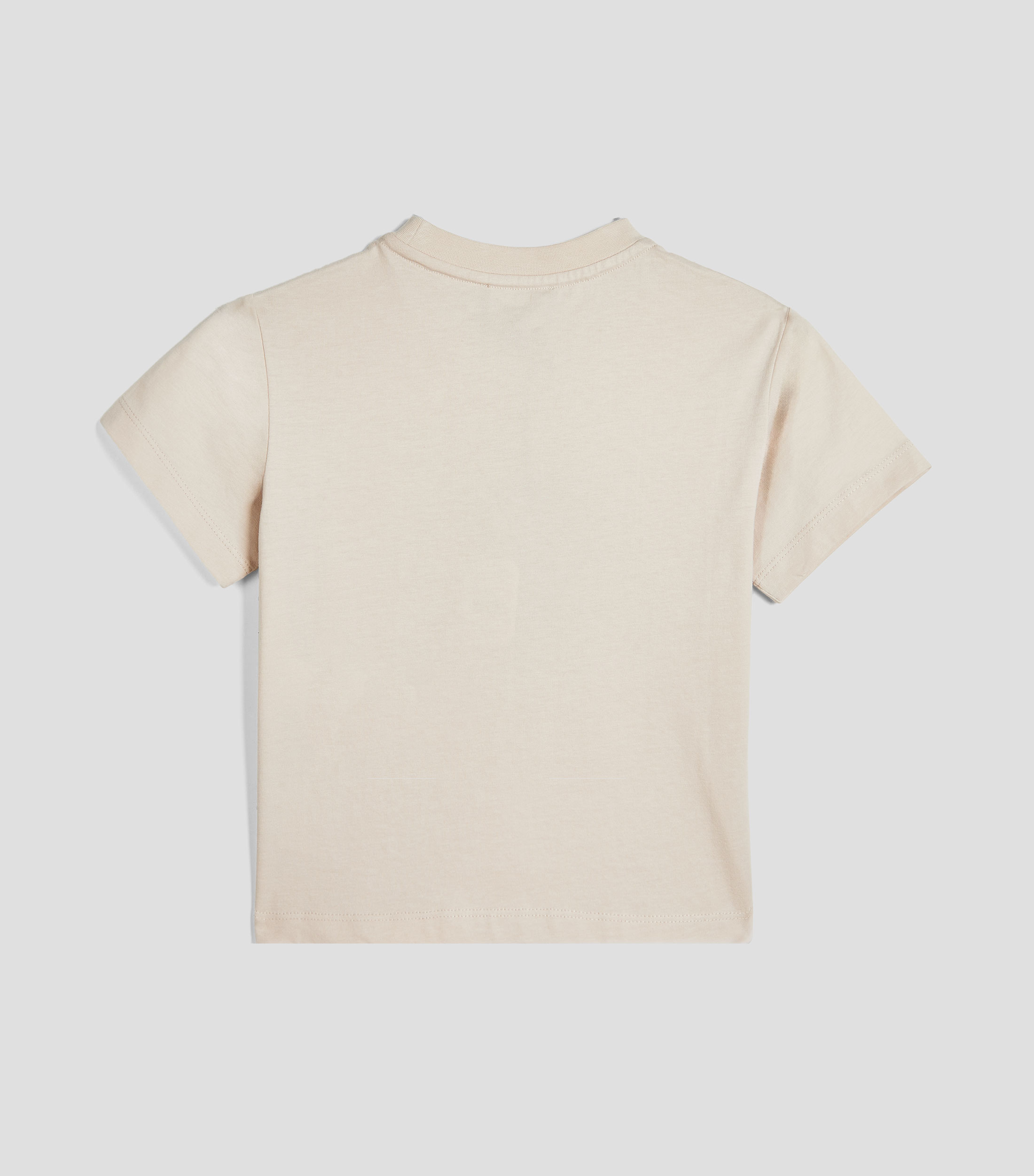 Playera de cuello redondo con manga corta estampada Niño