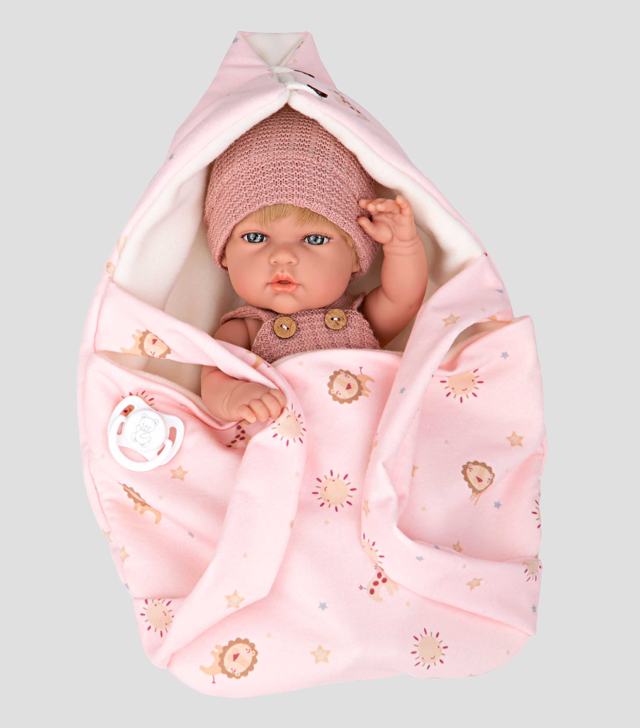 Muñeco Elegance 30 cm Natal con Porta bebé