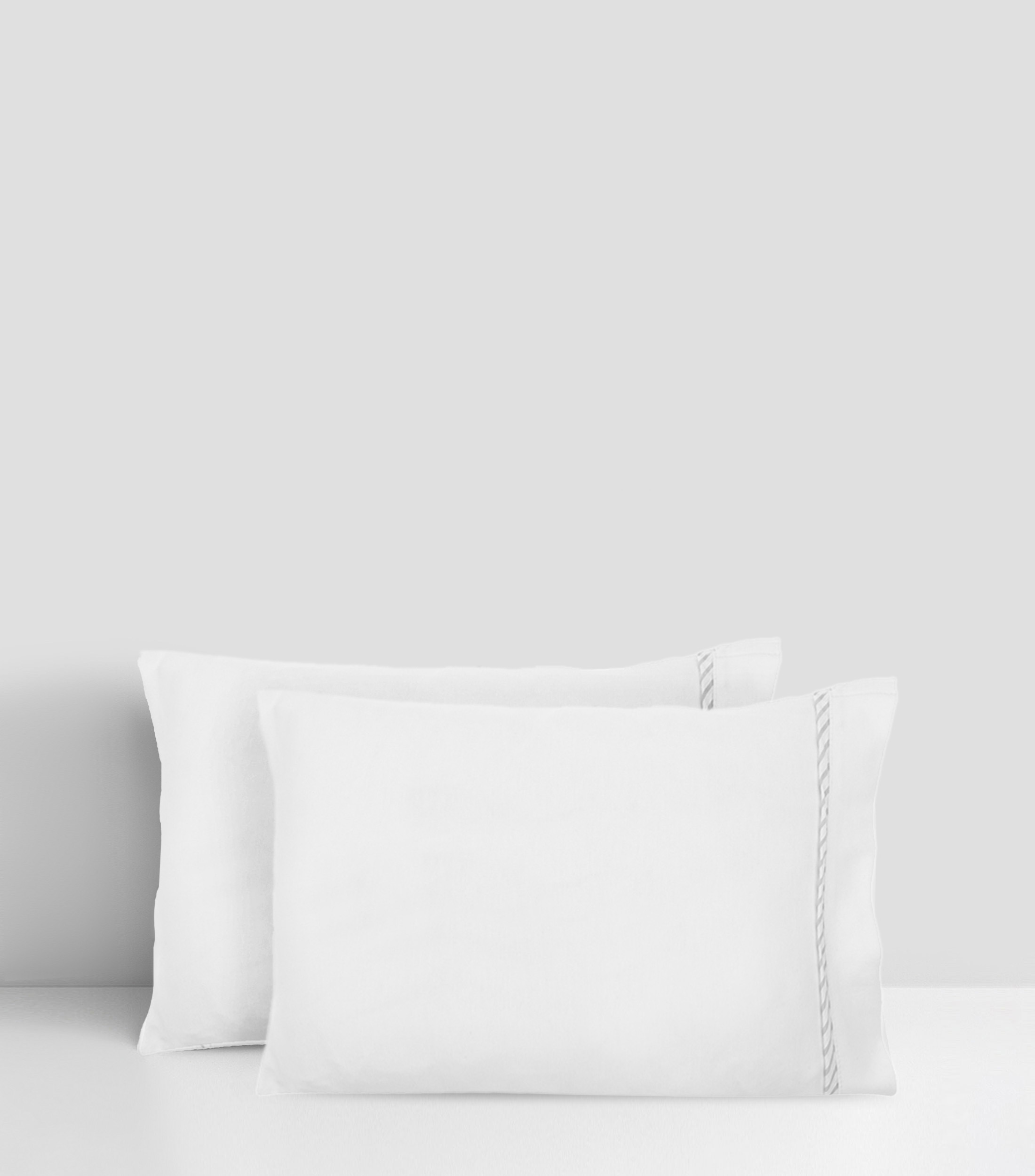Set de 2 Fundas para Almohada blanco